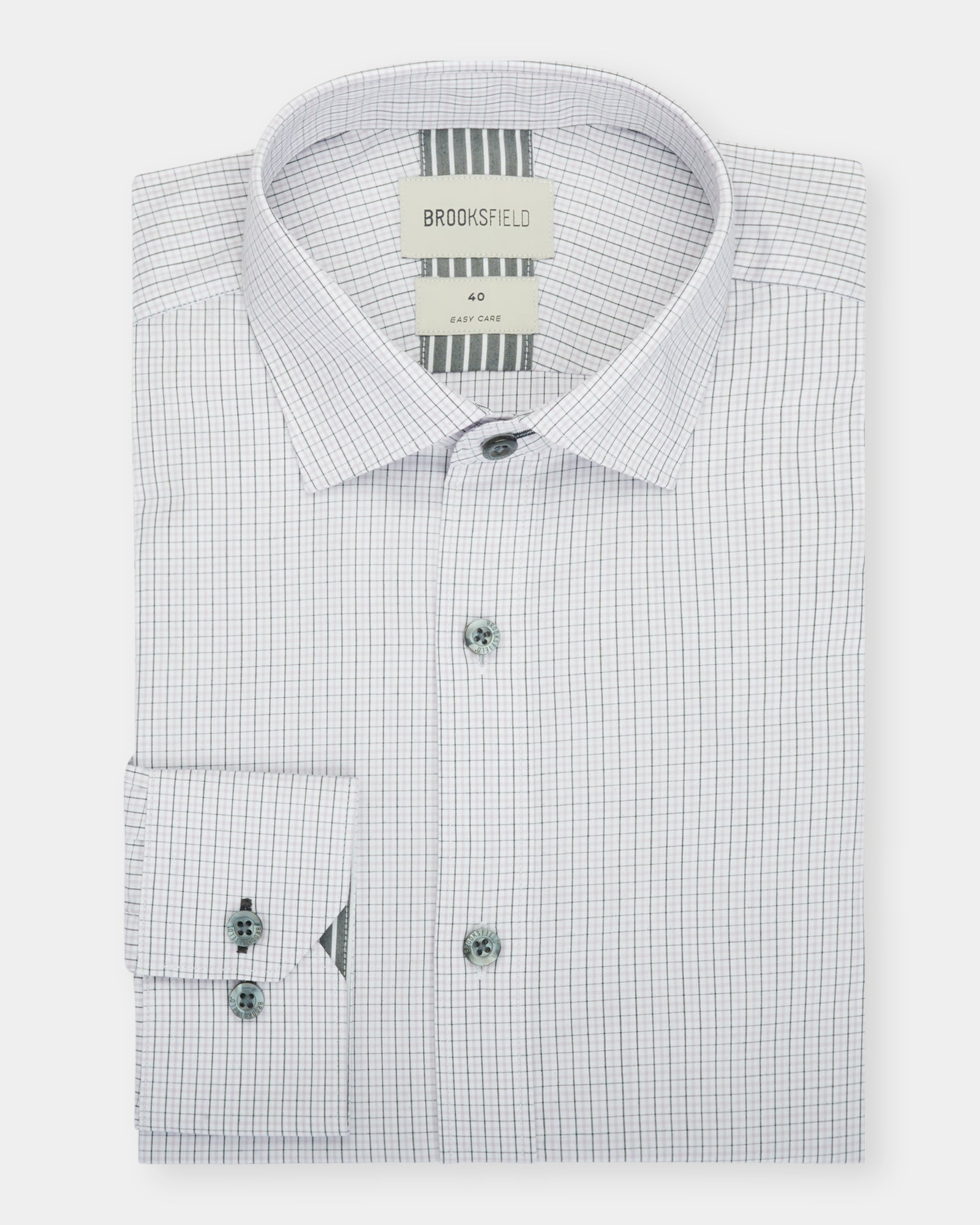 Check Reg Fit Business Shirt