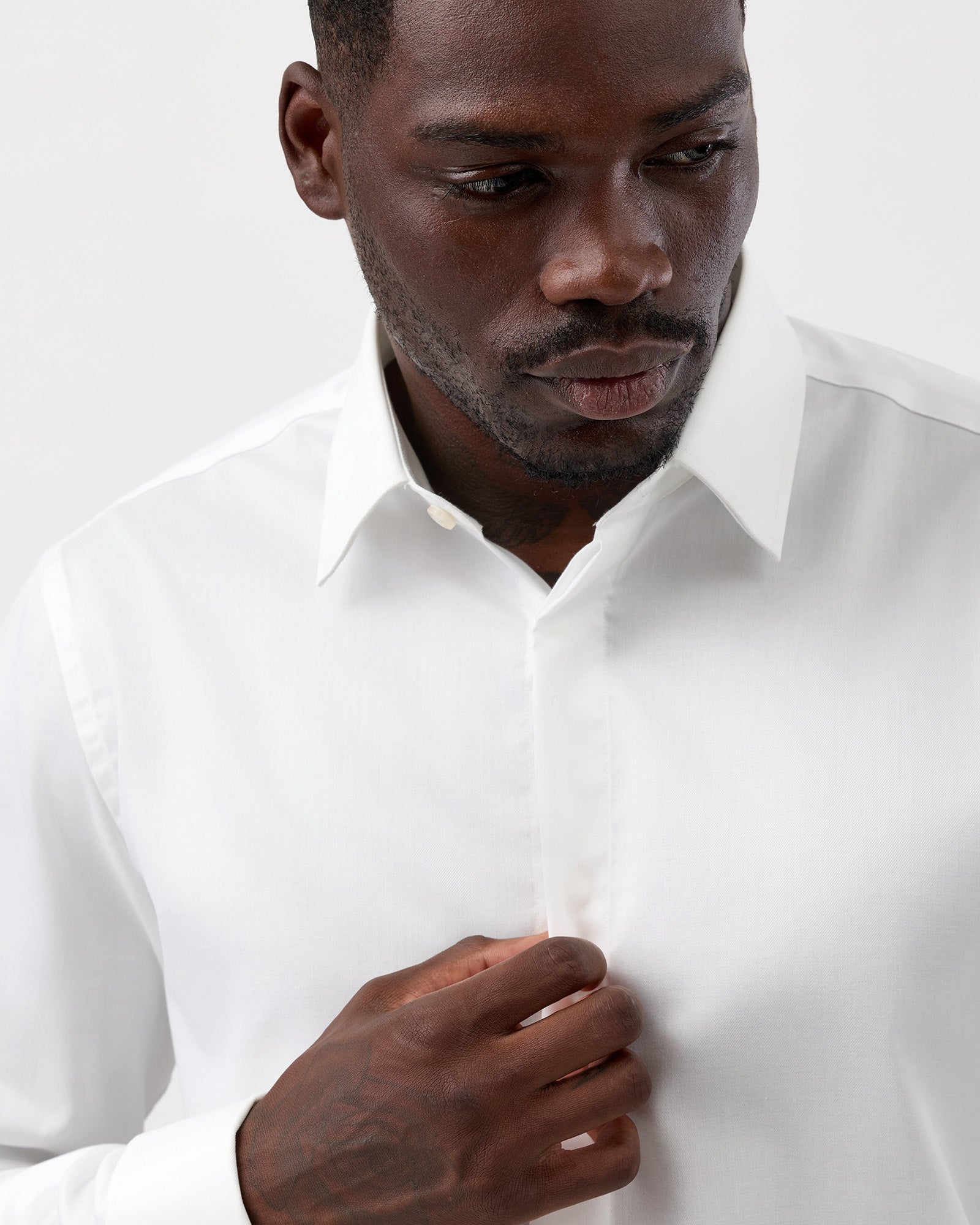 The Tuxedo Shirt - Concealed Placket