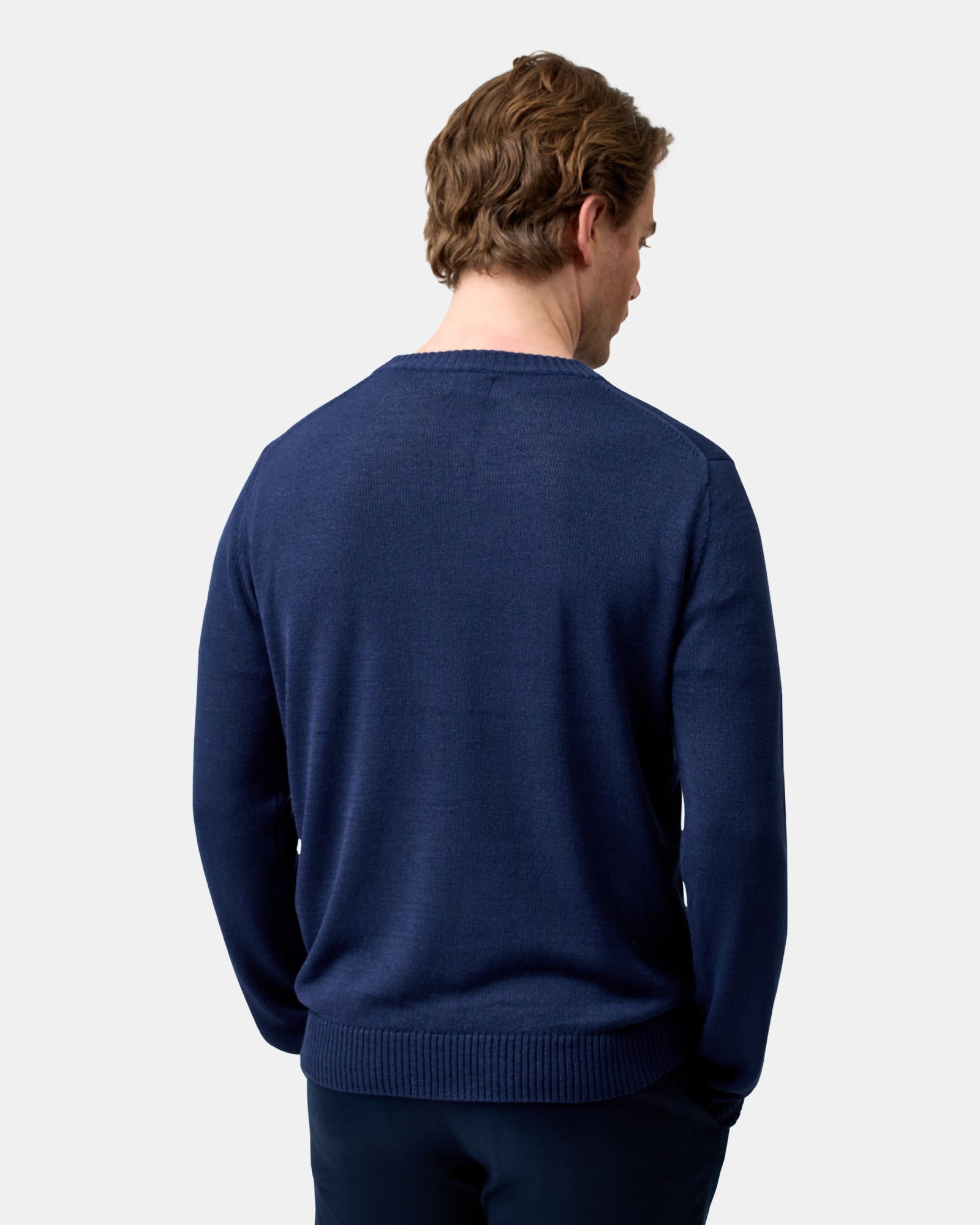 BOUCLE CREW NECK KNIT