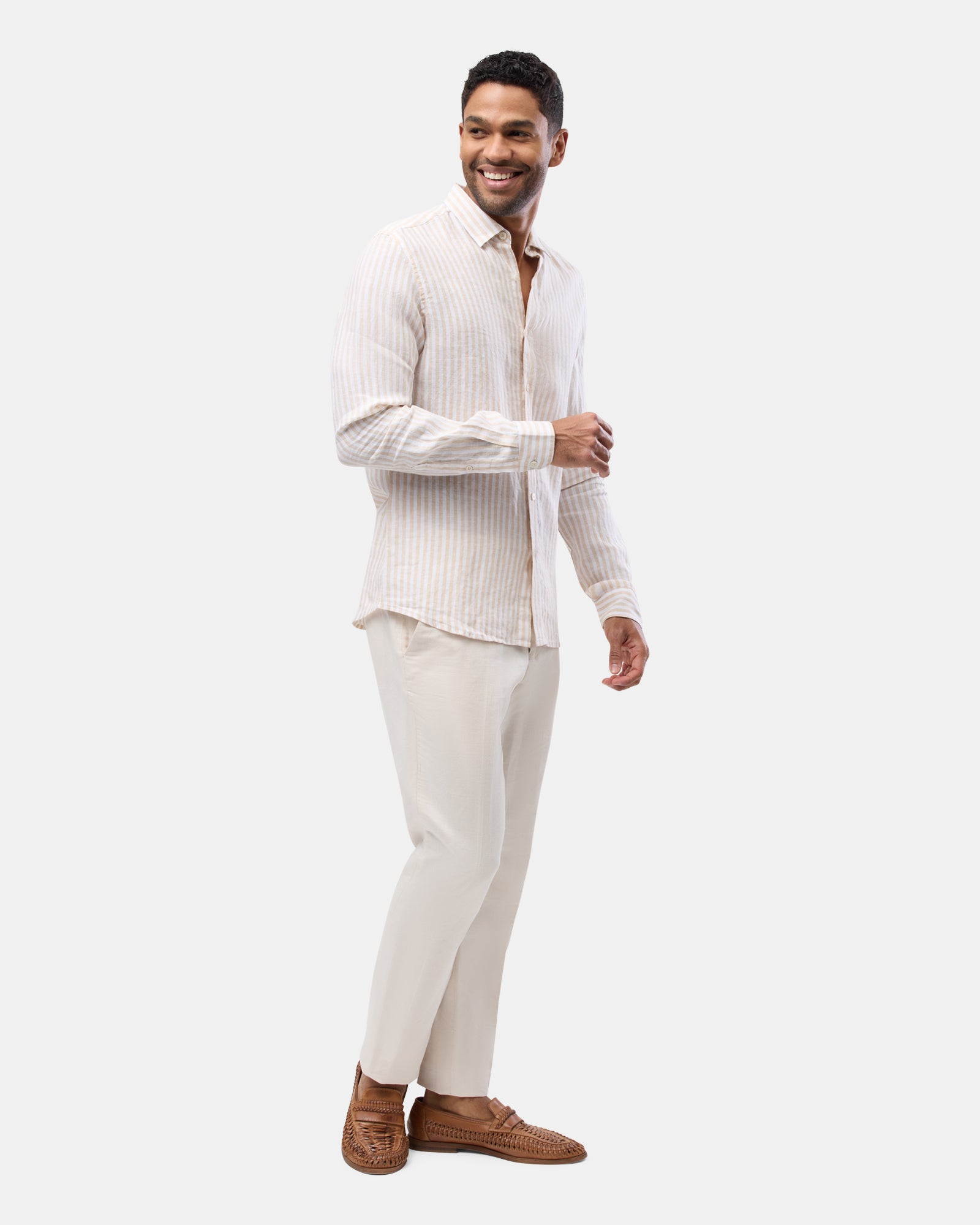 LINEN CASUAL L/S SHIRT