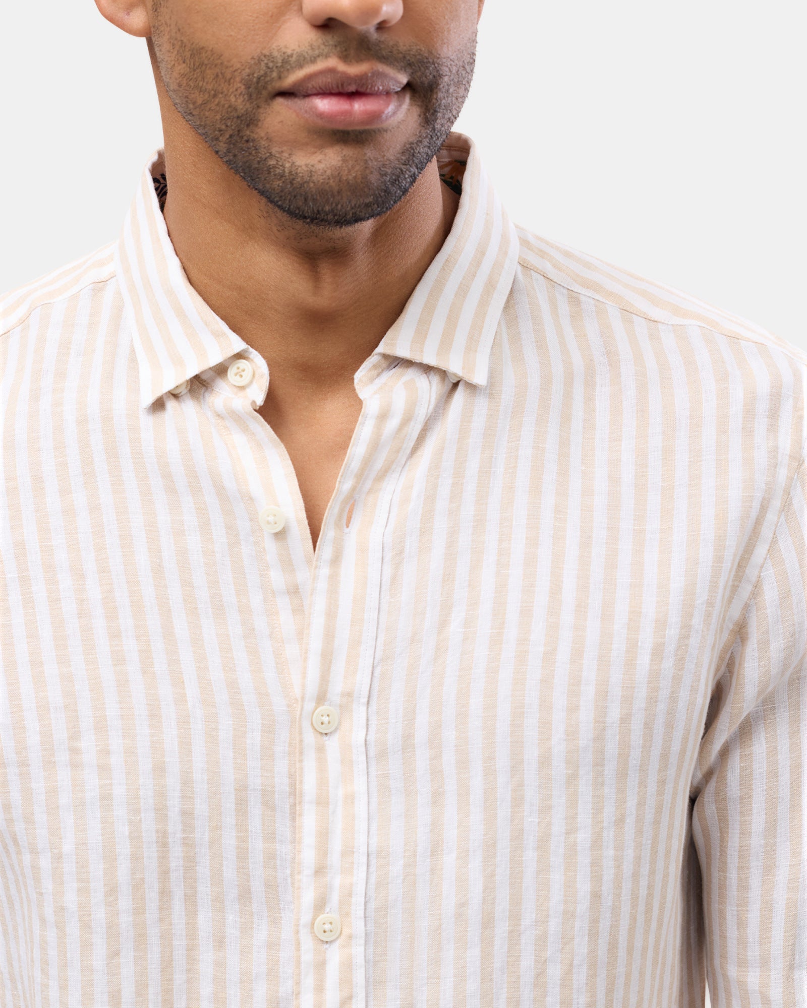 LINEN CASUAL L/S SHIRT