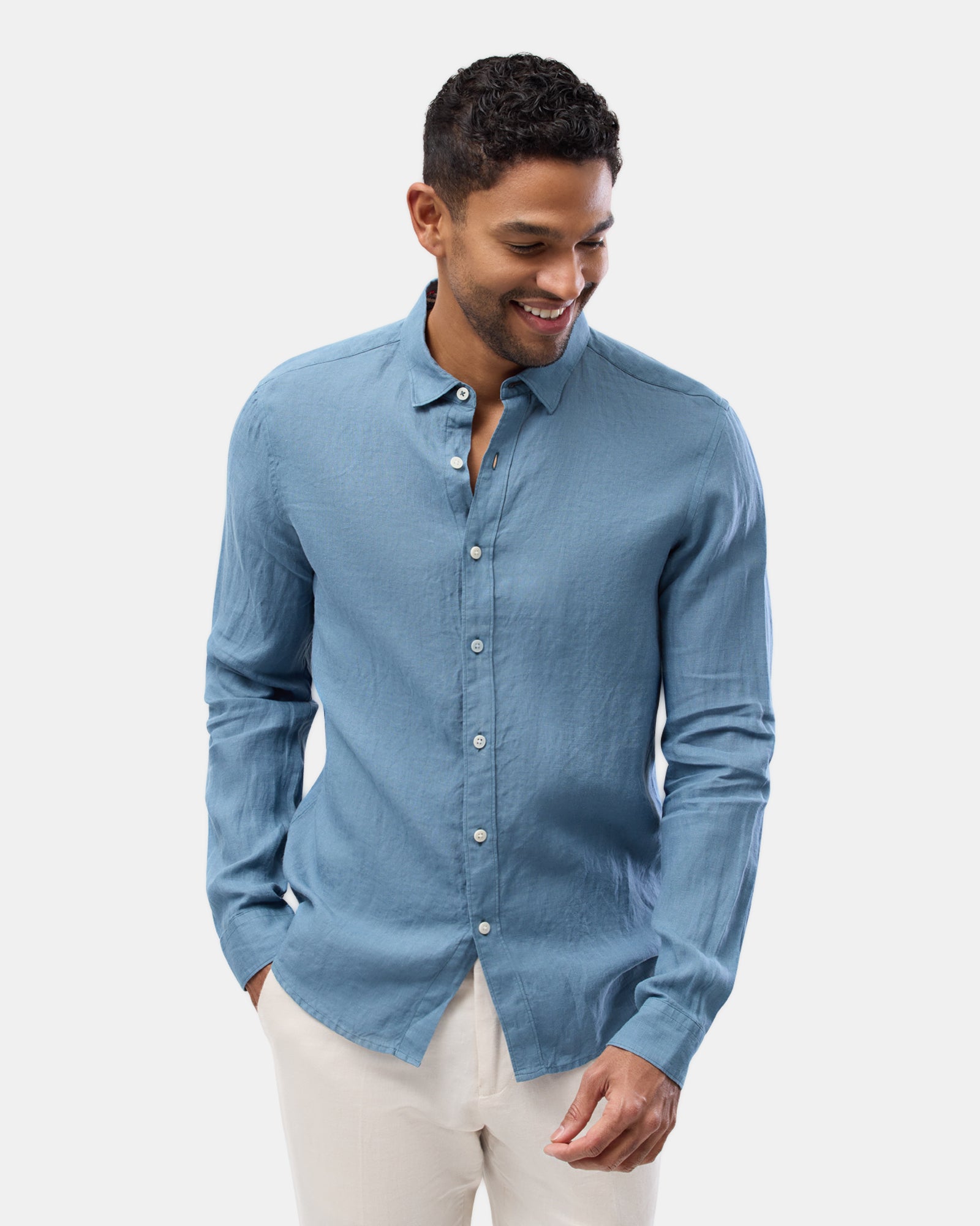 LINEN CASUAL L/S SHIRT