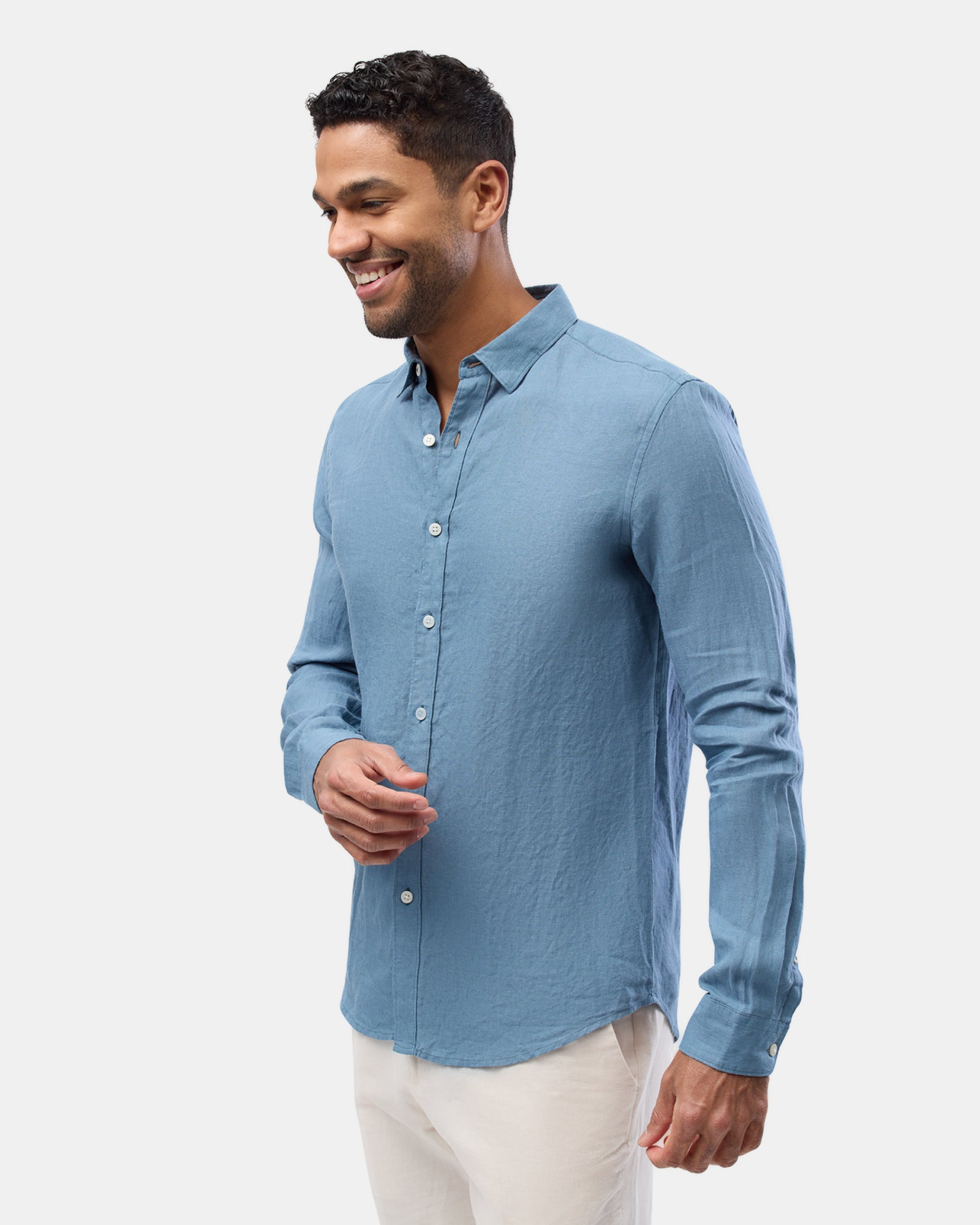 LINEN CASUAL L/S SHIRT
