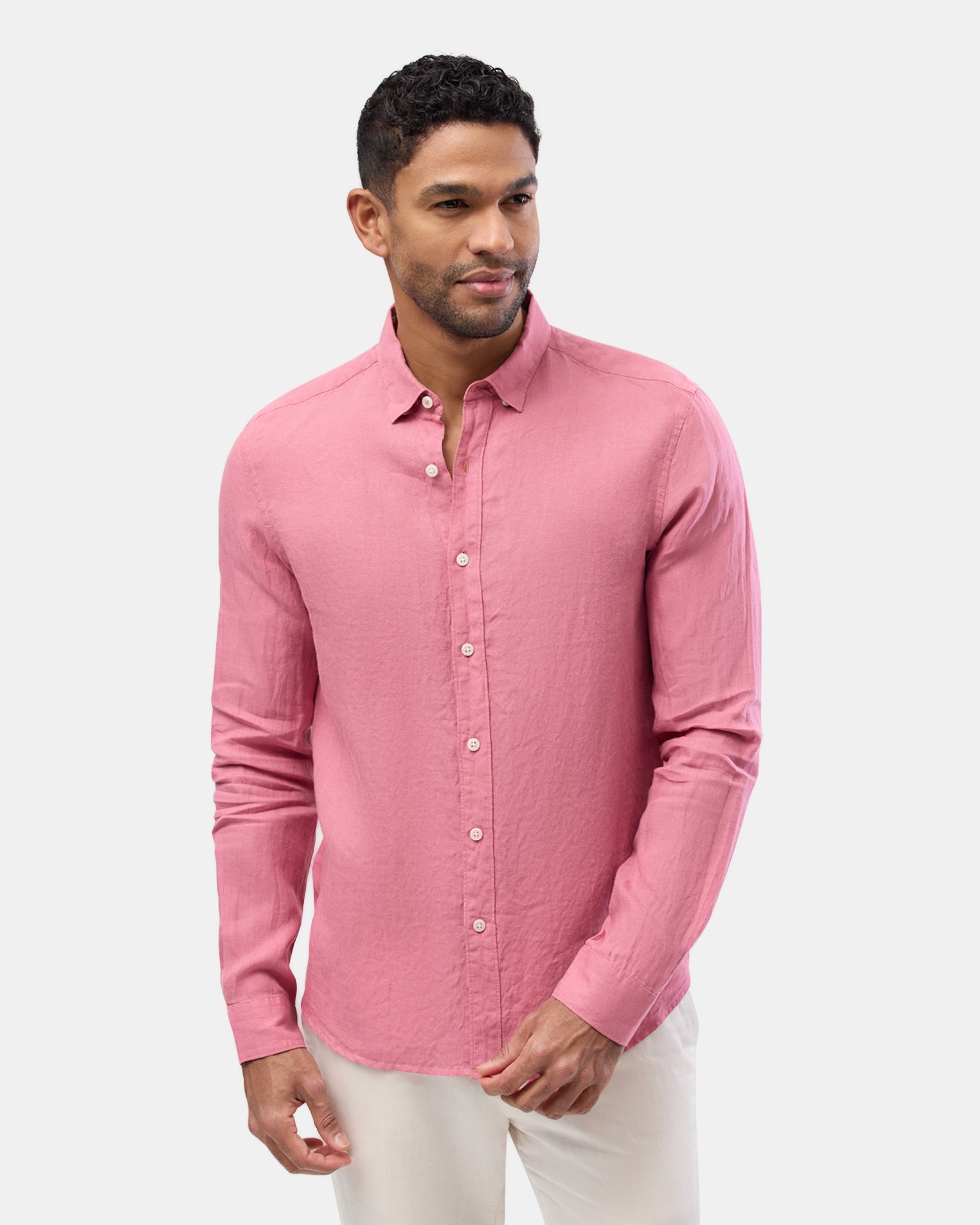 LINEN CASUAL L/S SHIRT
