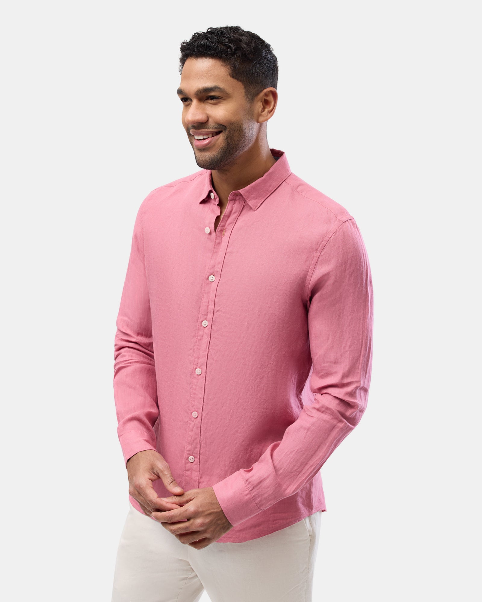LINEN CASUAL L/S SHIRT