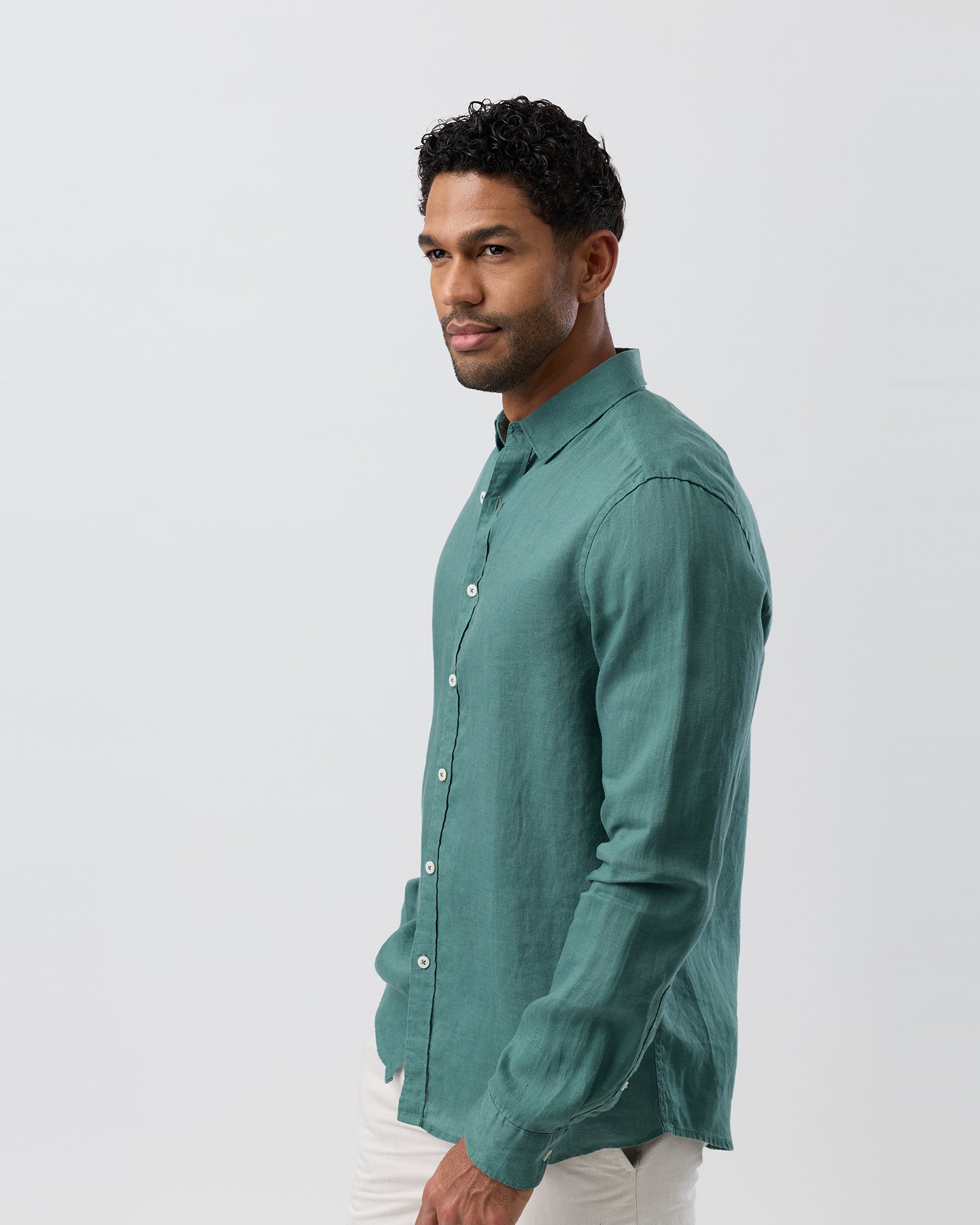 LINEN CASUAL L/S SHIRT