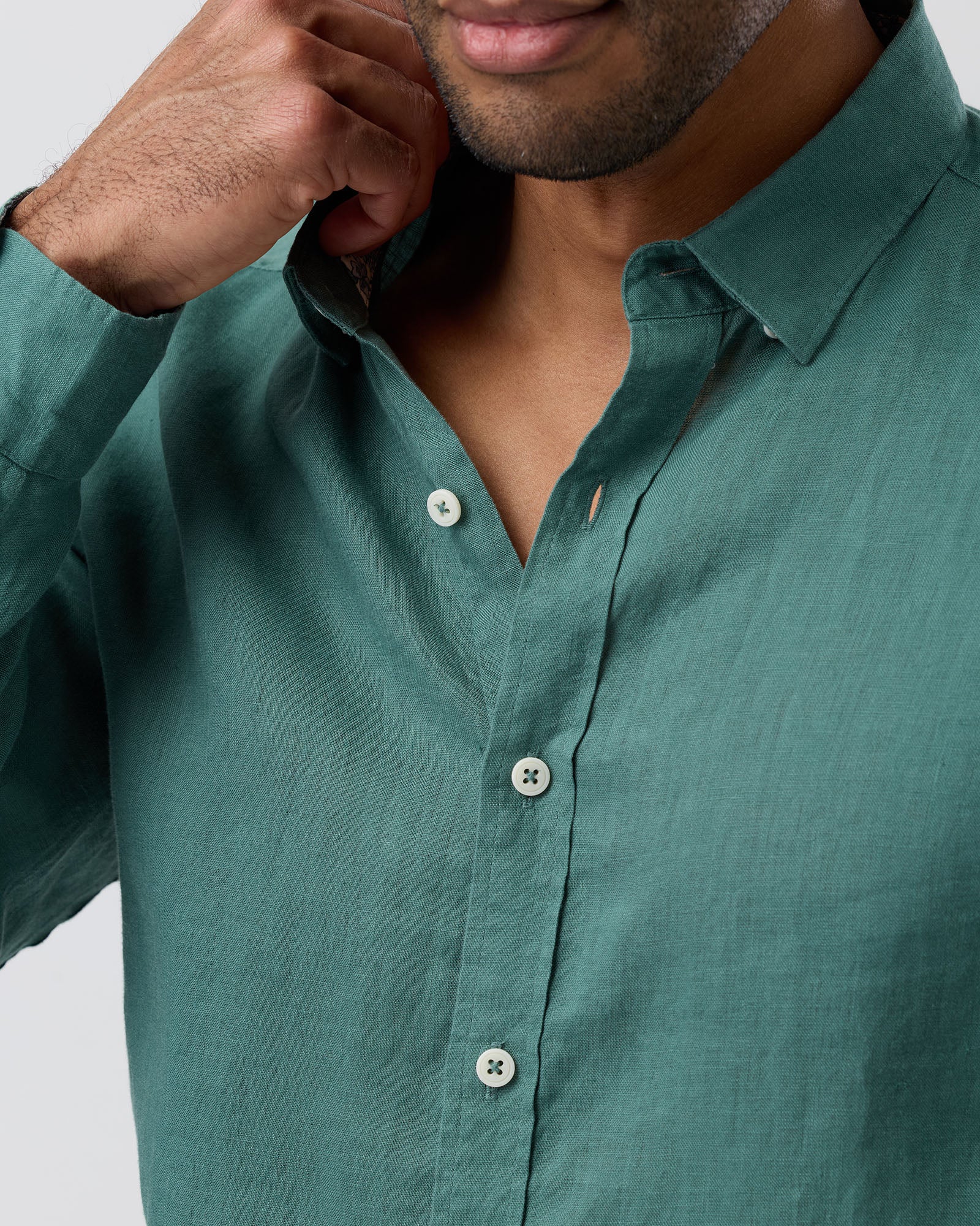 LINEN CASUAL L/S SHIRT