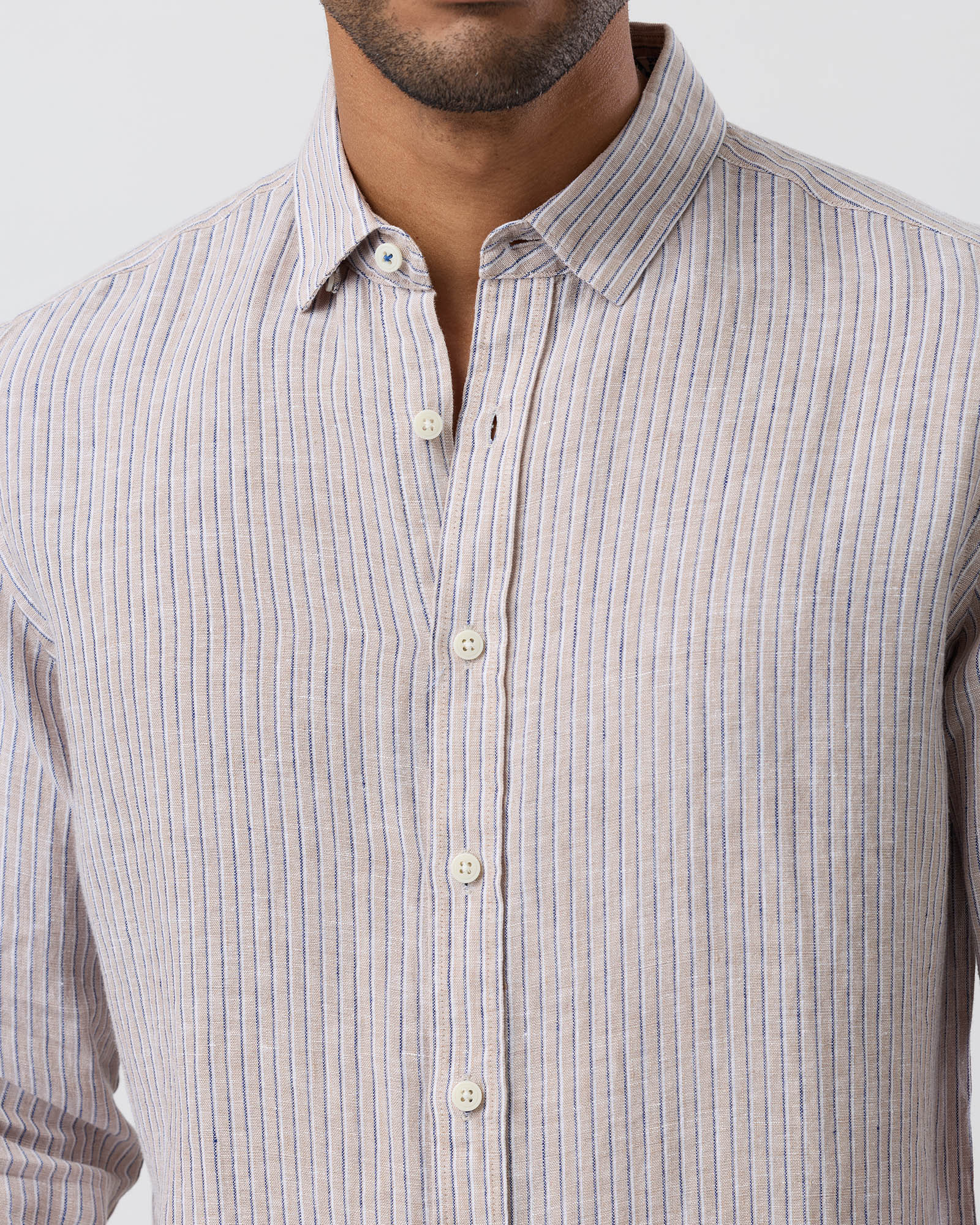 LINEN CASUAL L/S SHIRT