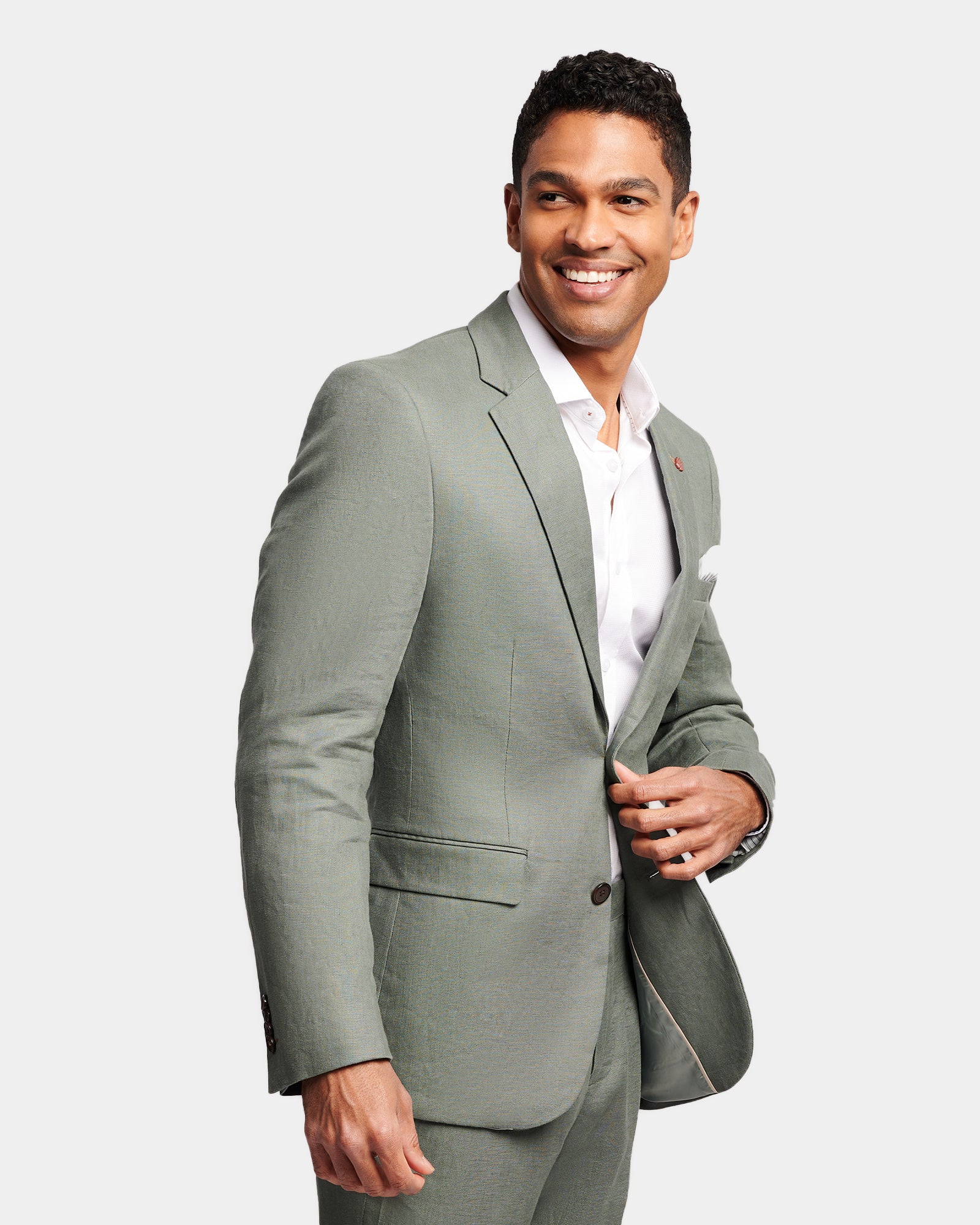 Sleek Linen Blazer
