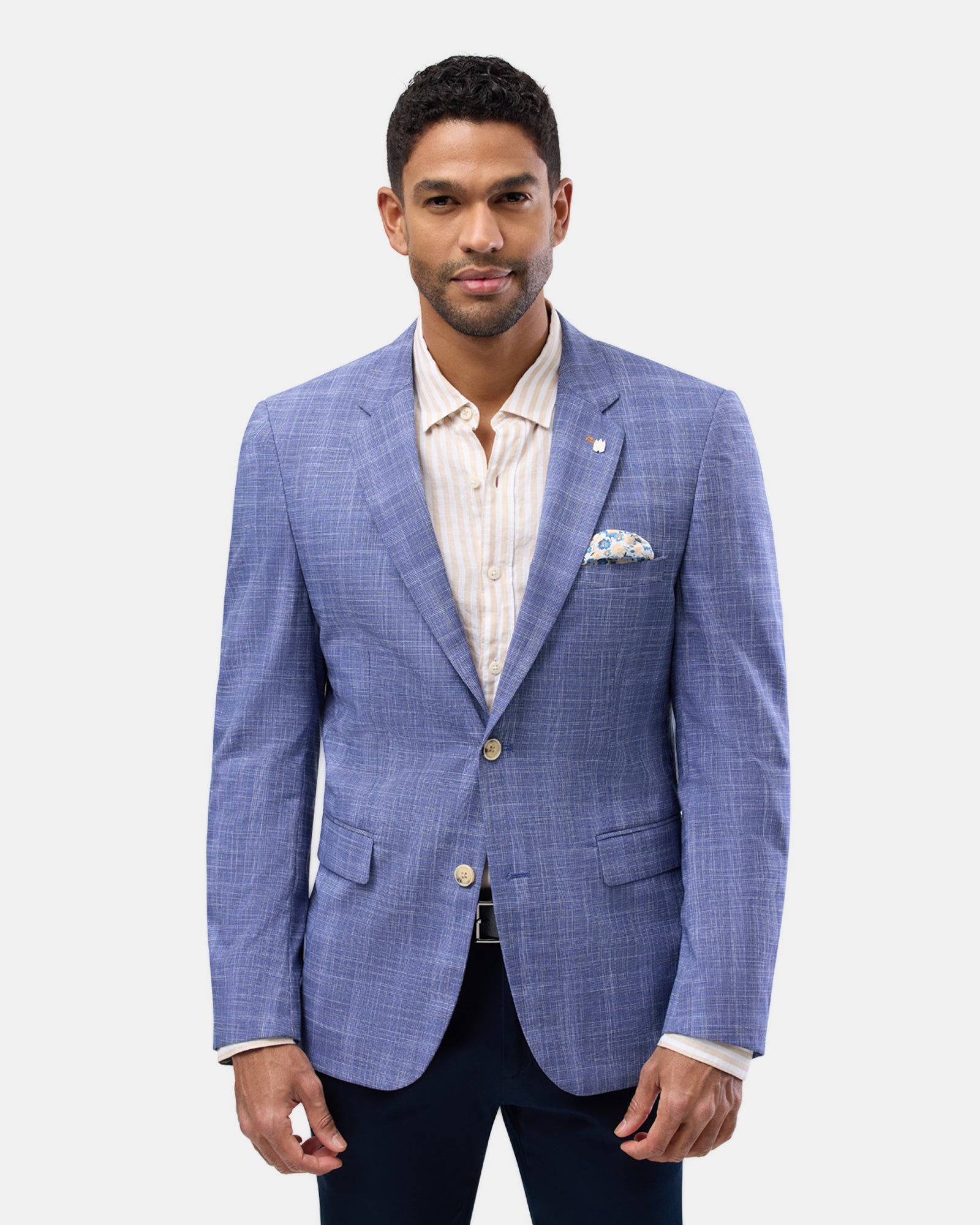SUBTLE CHECK BLAZER