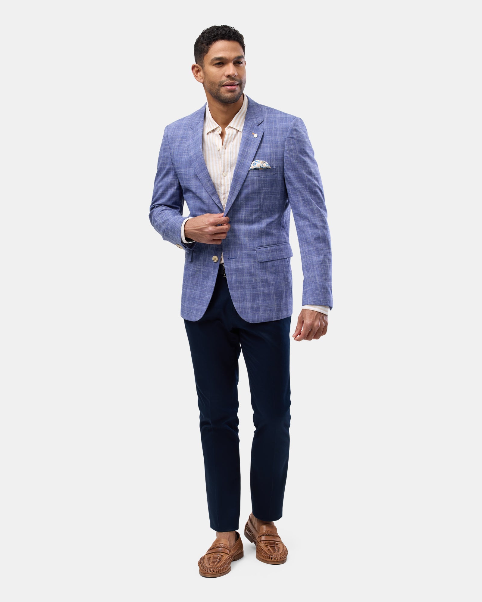 SUBTLE CHECK BLAZER