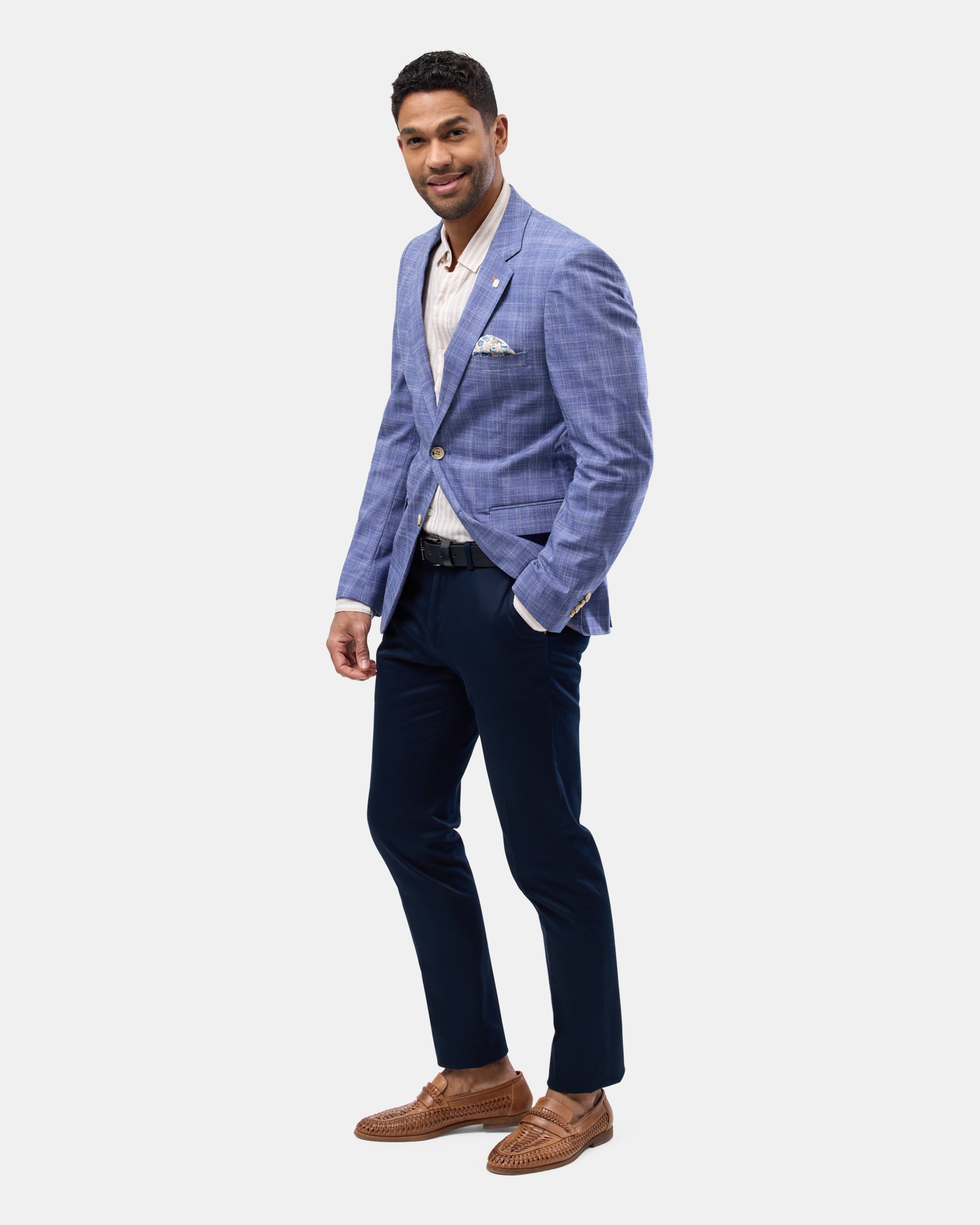 SUBTLE CHECK BLAZER