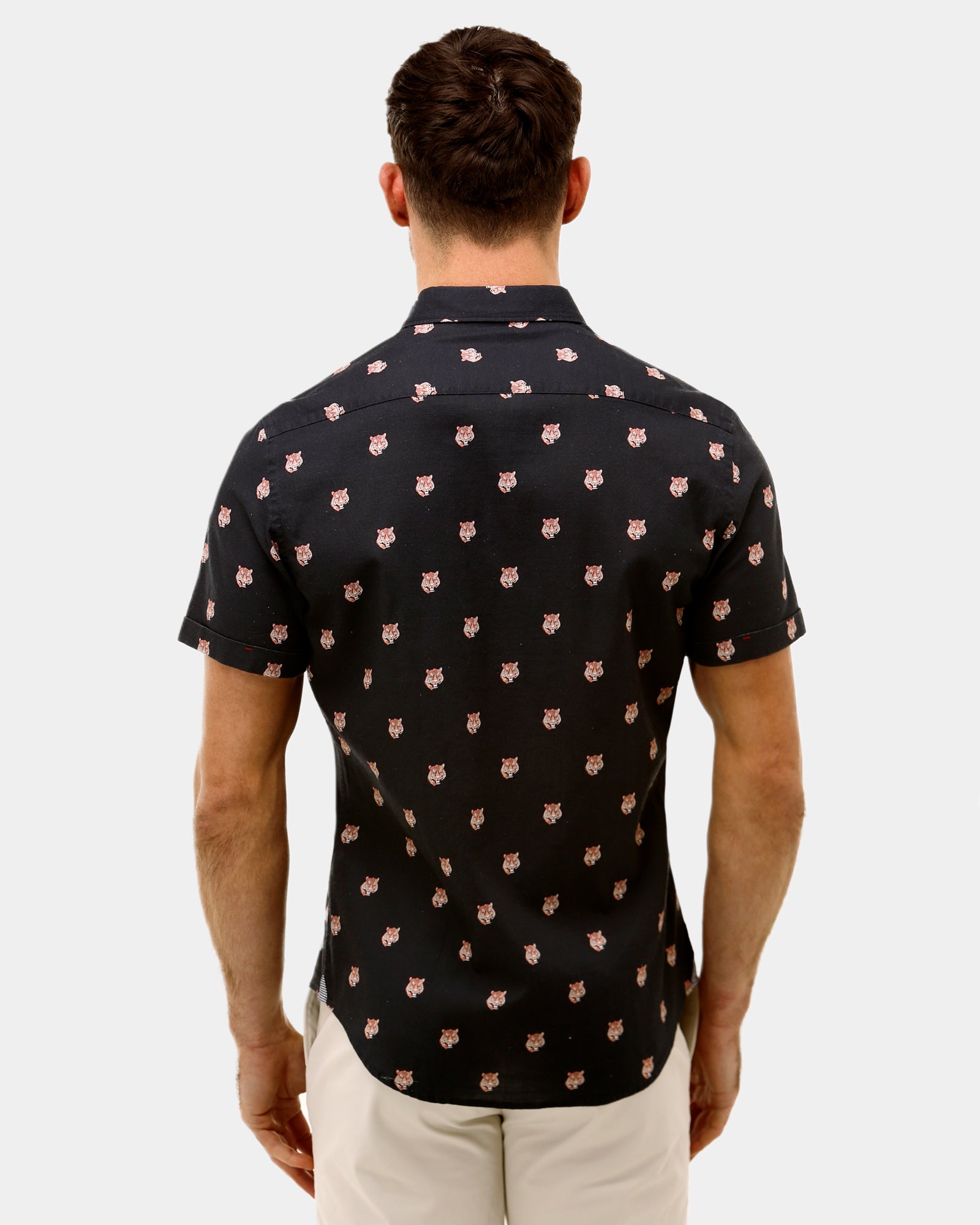 Tiger Print Casual Shirt