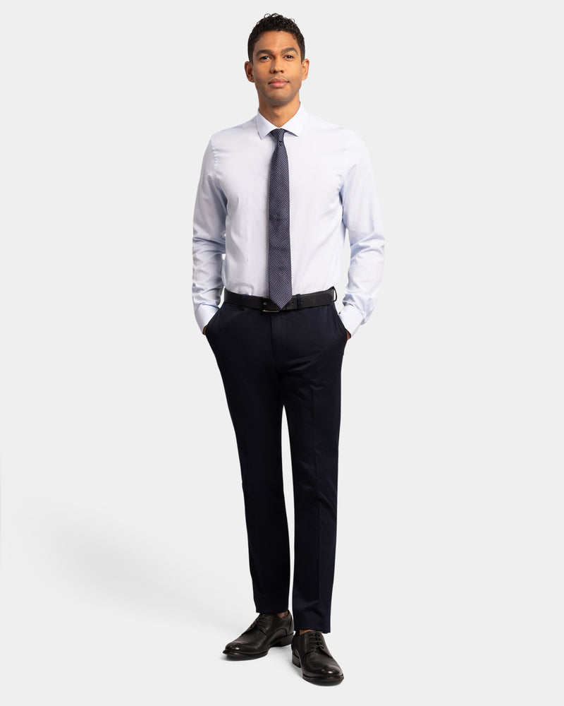 Micro Weave Reg Fit Business Shirt
