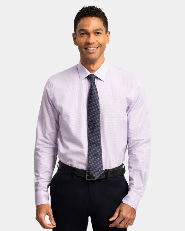 Check Reg Fit Business Shirt