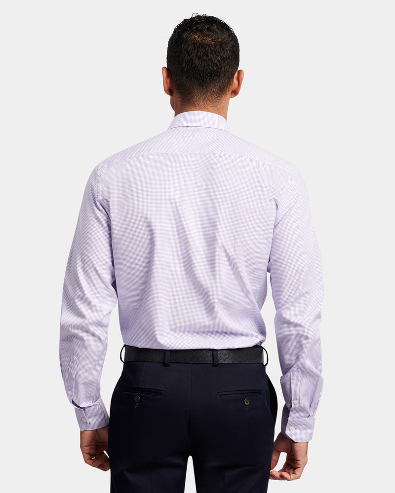 Check Reg Fit Business Shirt