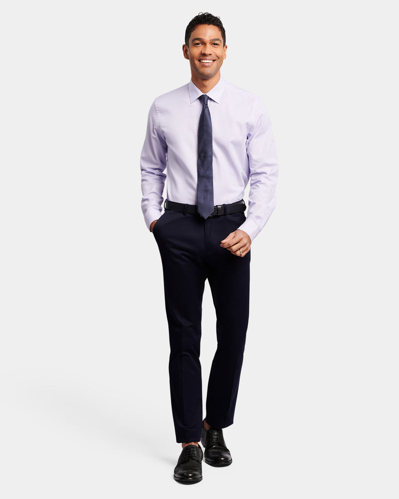 Check Reg Fit Business Shirt