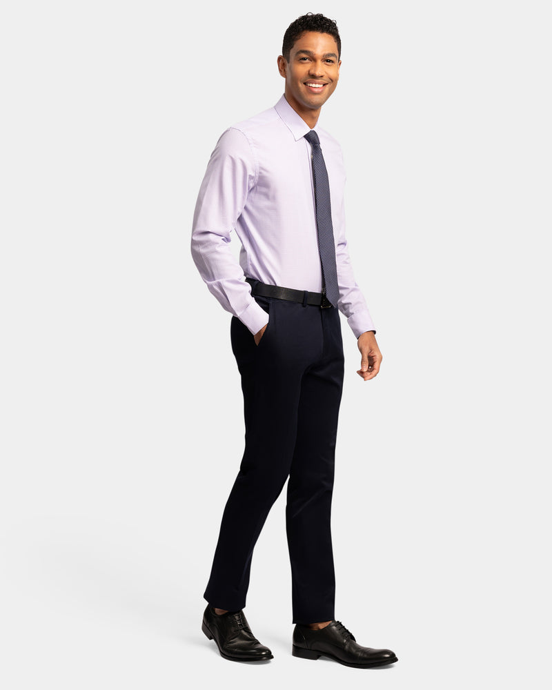 Check Reg Fit Business Shirt