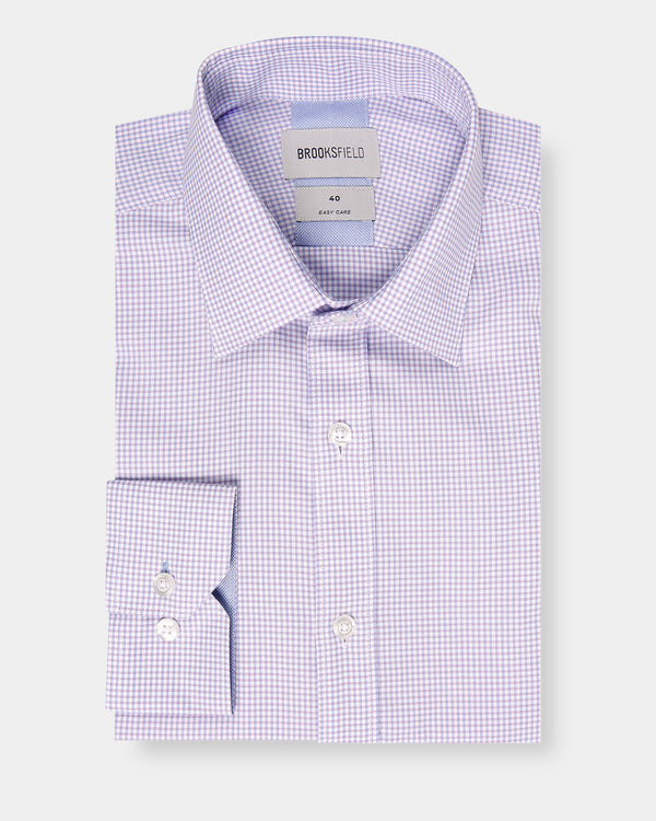 Check Reg Fit Business Shirt