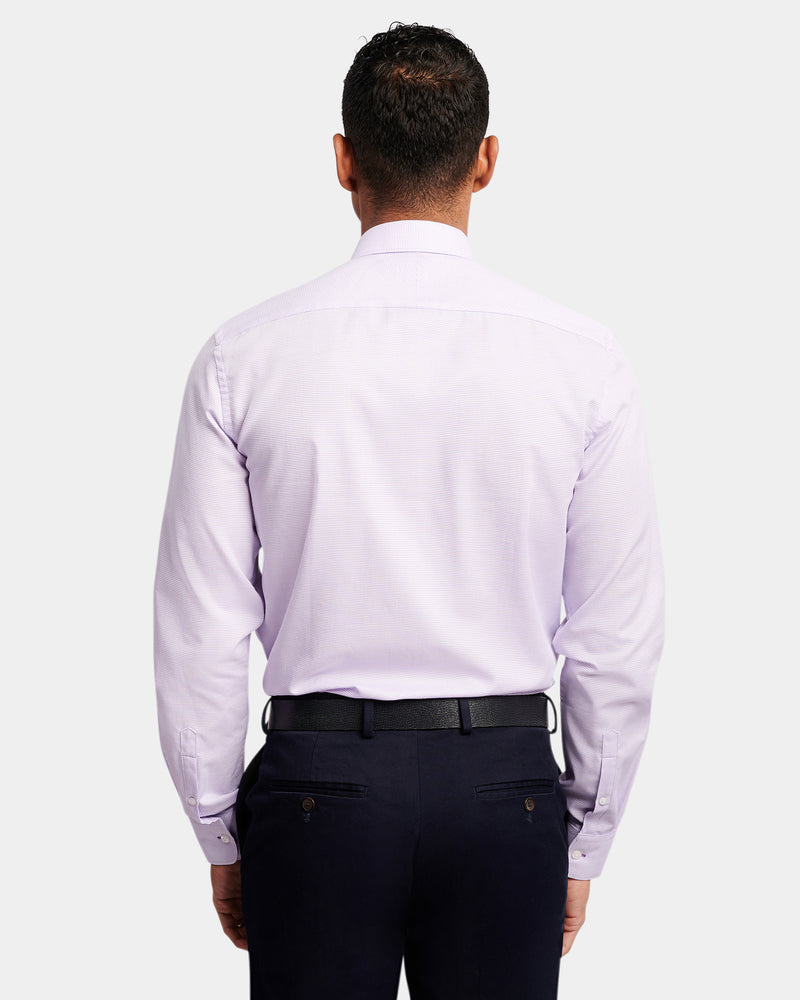 Two-Tone Textured Reg Fit Business Shirt