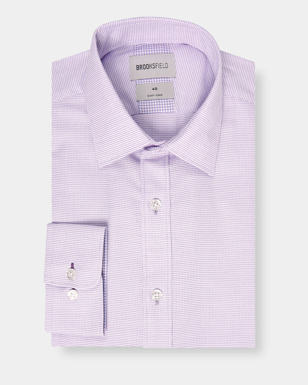 Two-Tone Textured Reg Fit Business Shirt