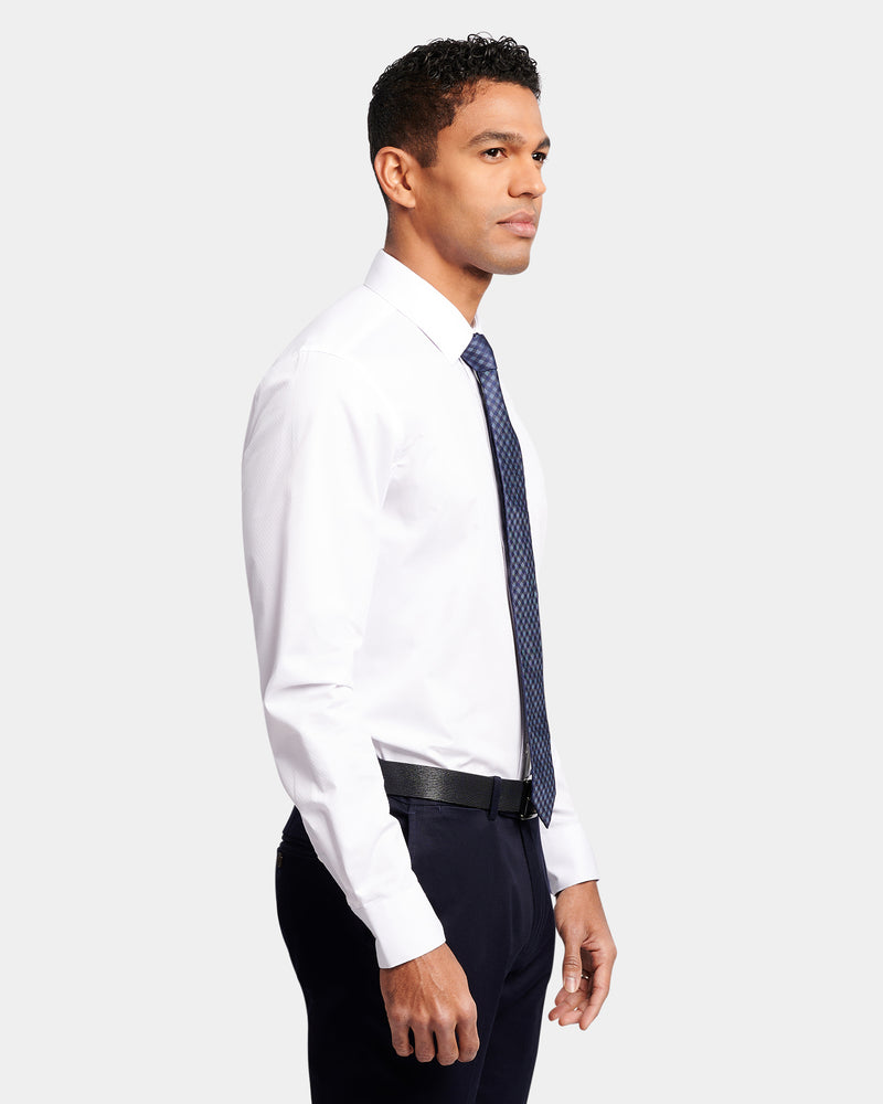 Textured Reg Fit Business Shirt
