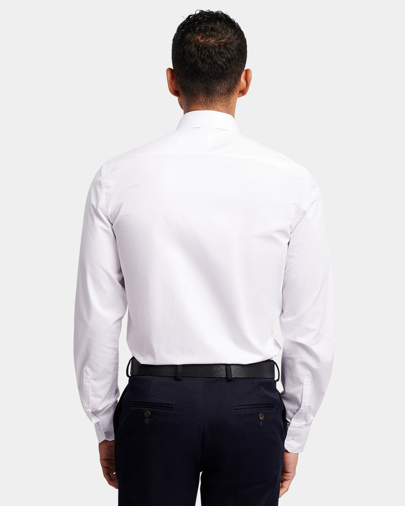 Textured Reg Fit Business Shirt