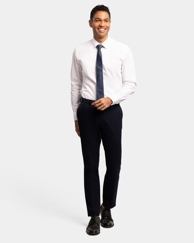Textured Reg Fit Business Shirt
