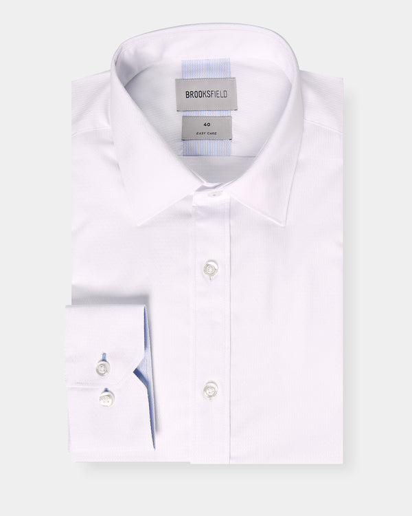 Textured Reg Fit Business Shirt