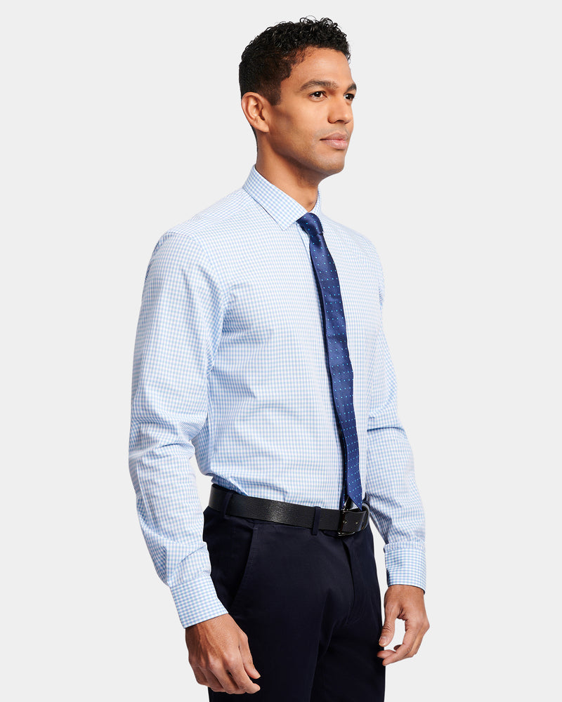 Check Reg Fit Business Shirt