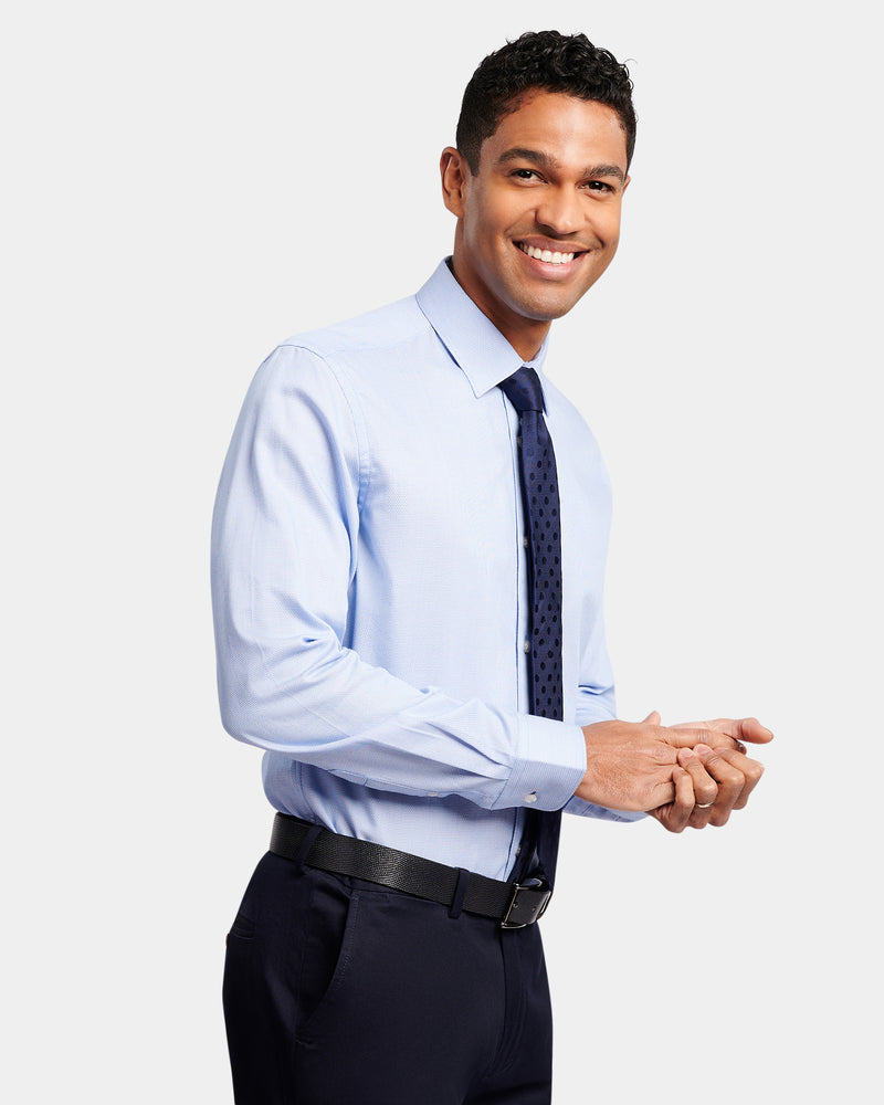 Micro Weave Reg Fit Business Shirt