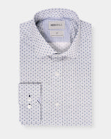 Geo Print Reg Fit Business Shirt