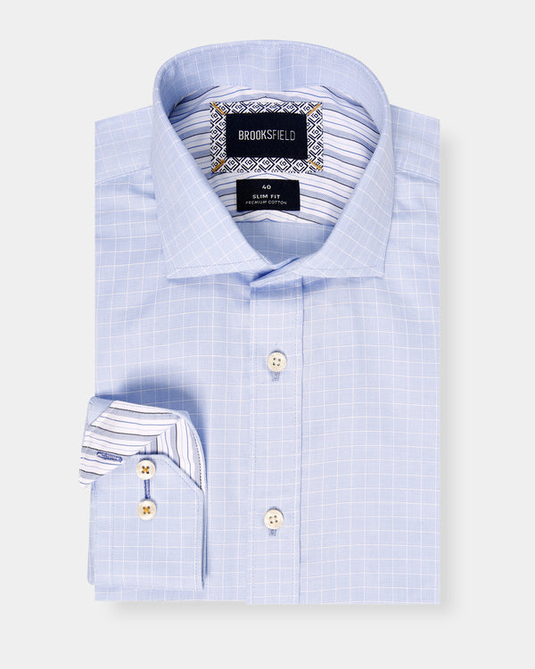 Check Slim Fit Dress Shirt