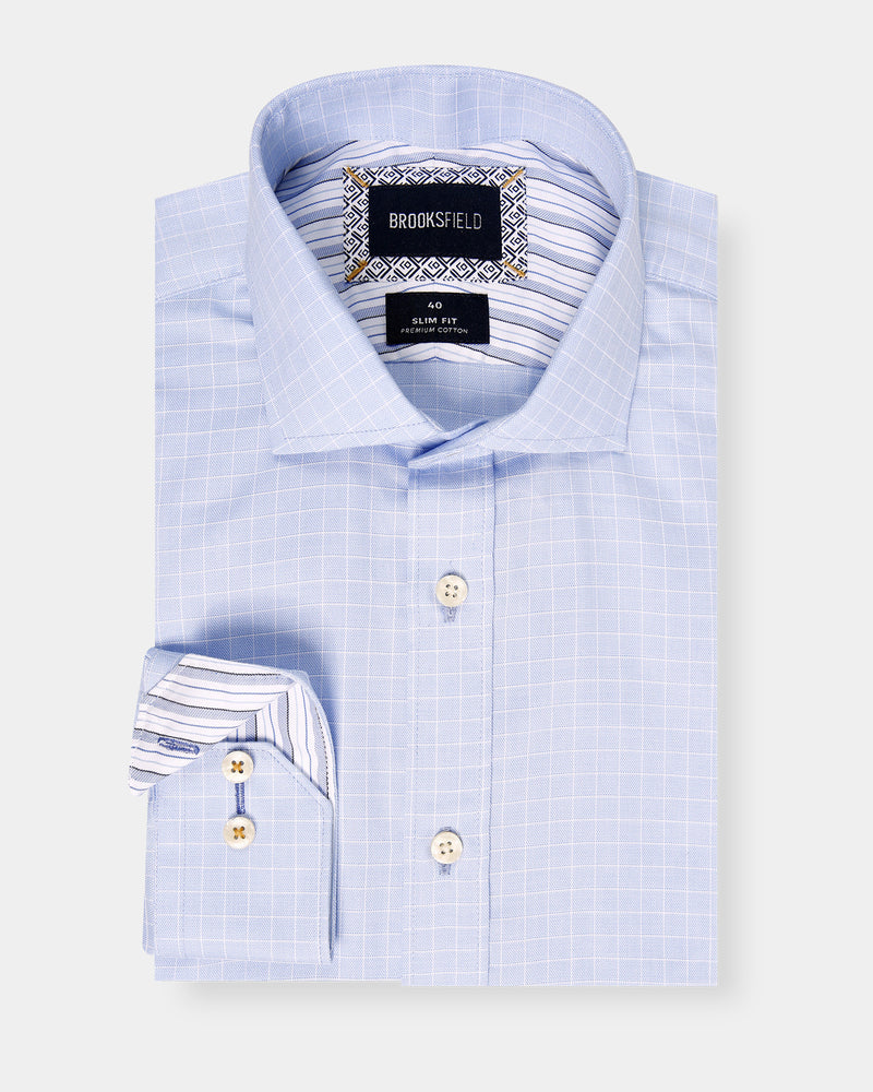 Check Slim Fit Dress Shirt