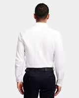 Textured Plain Slim Fit Dress Shirt