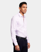 Tonal Textured Slim Fit Dress Shirt