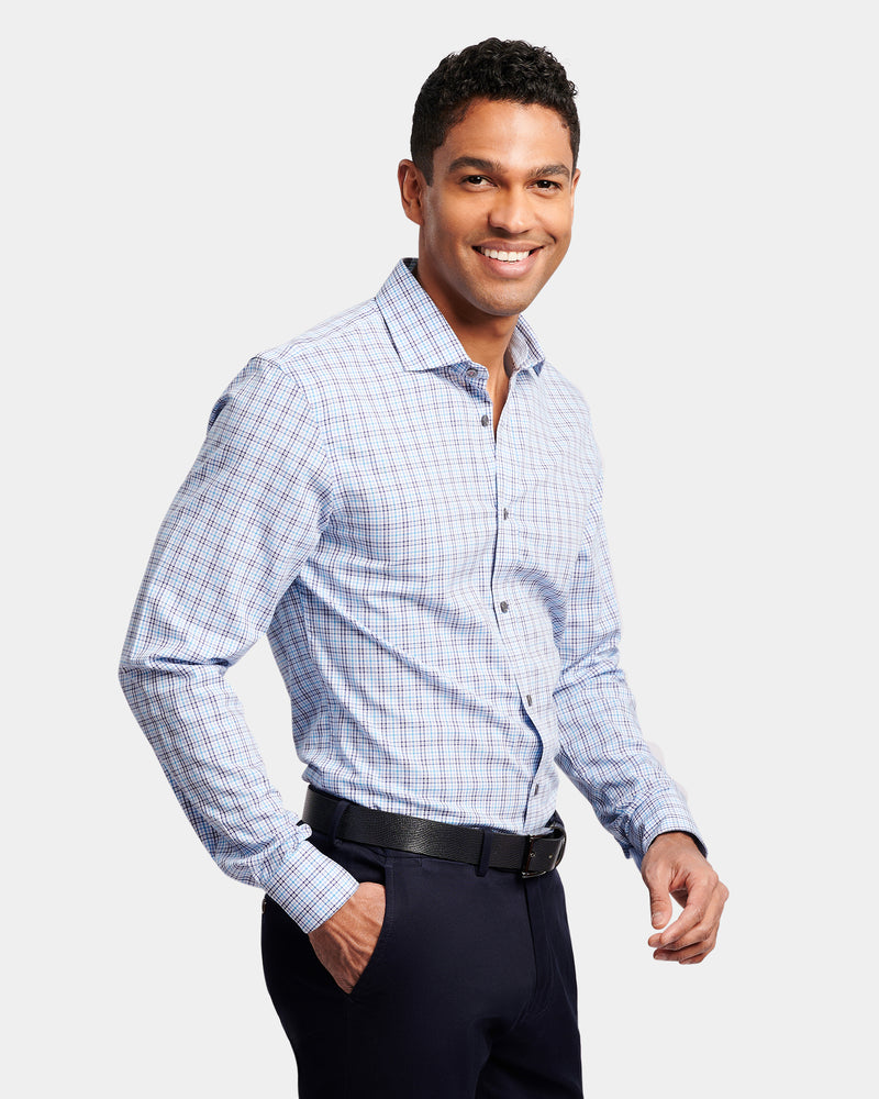 Check Slim Fit Dress Shirt