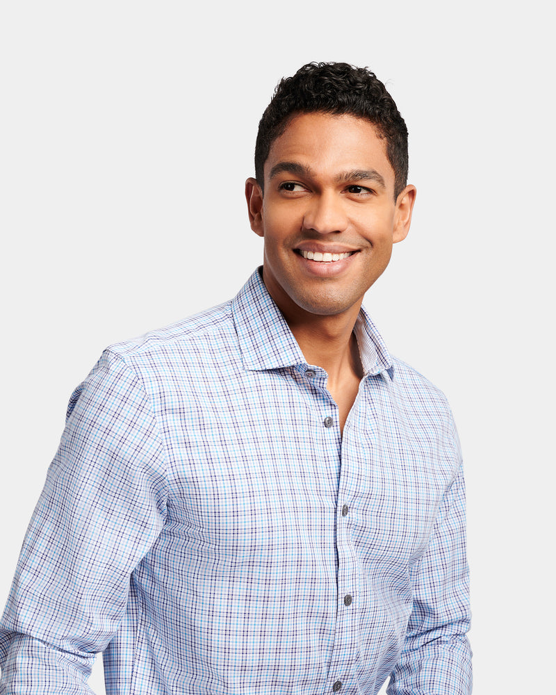 Check Slim Fit Dress Shirt