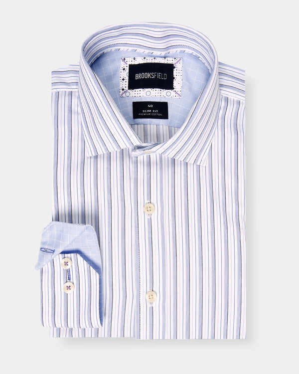 Stripe Slim Fit Dress Shirt