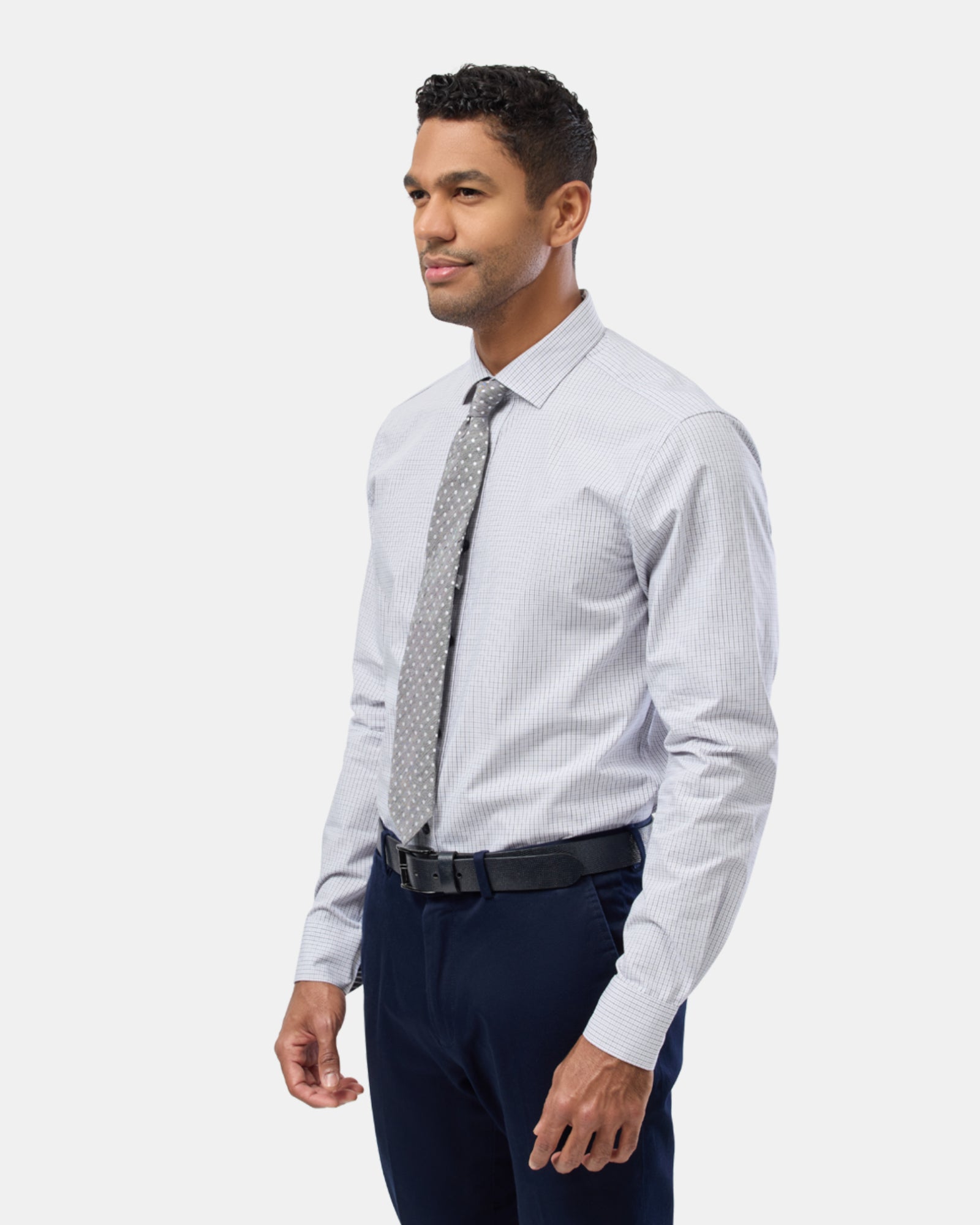 Check Reg Fit Business Shirt