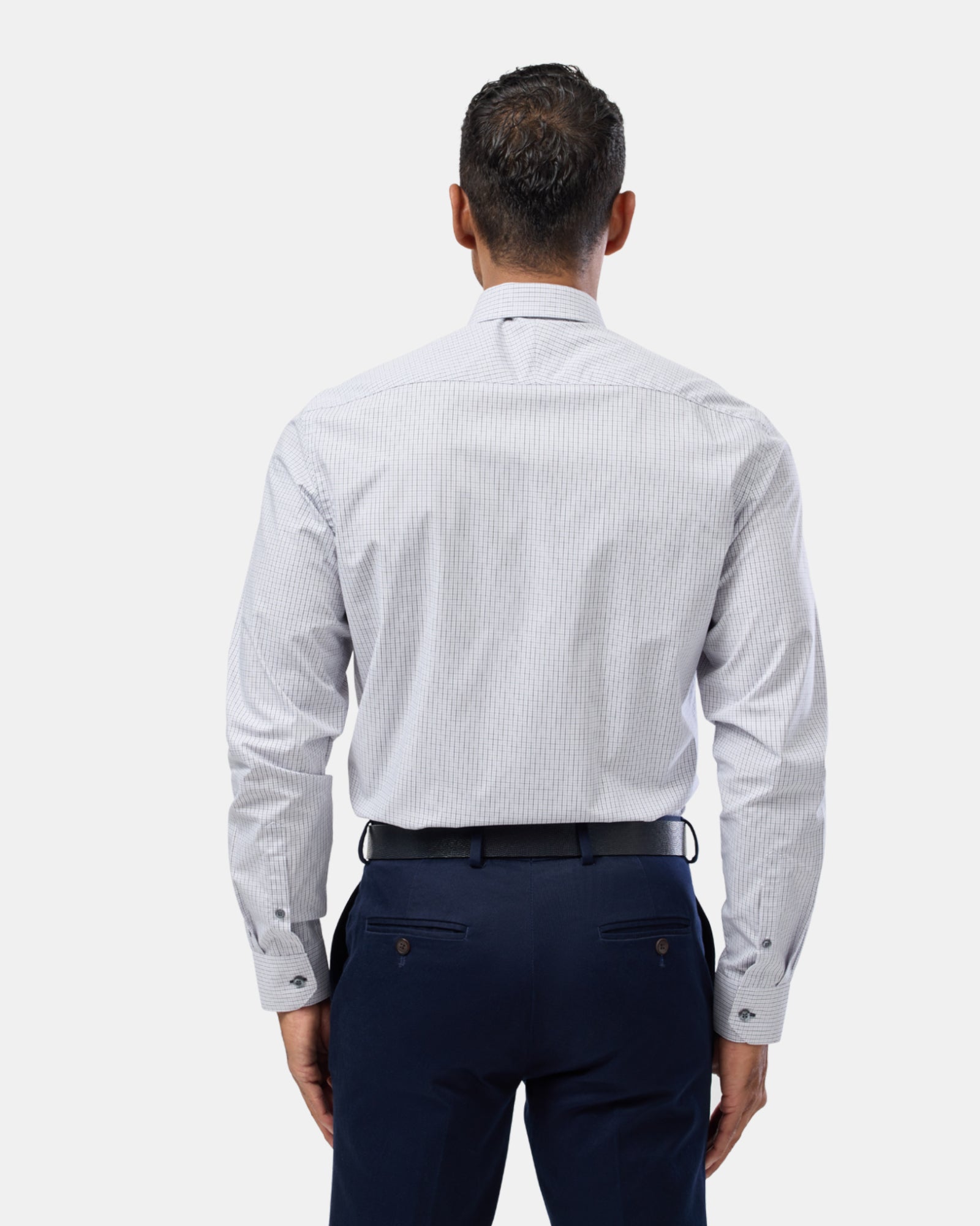 Check Reg Fit Business Shirt