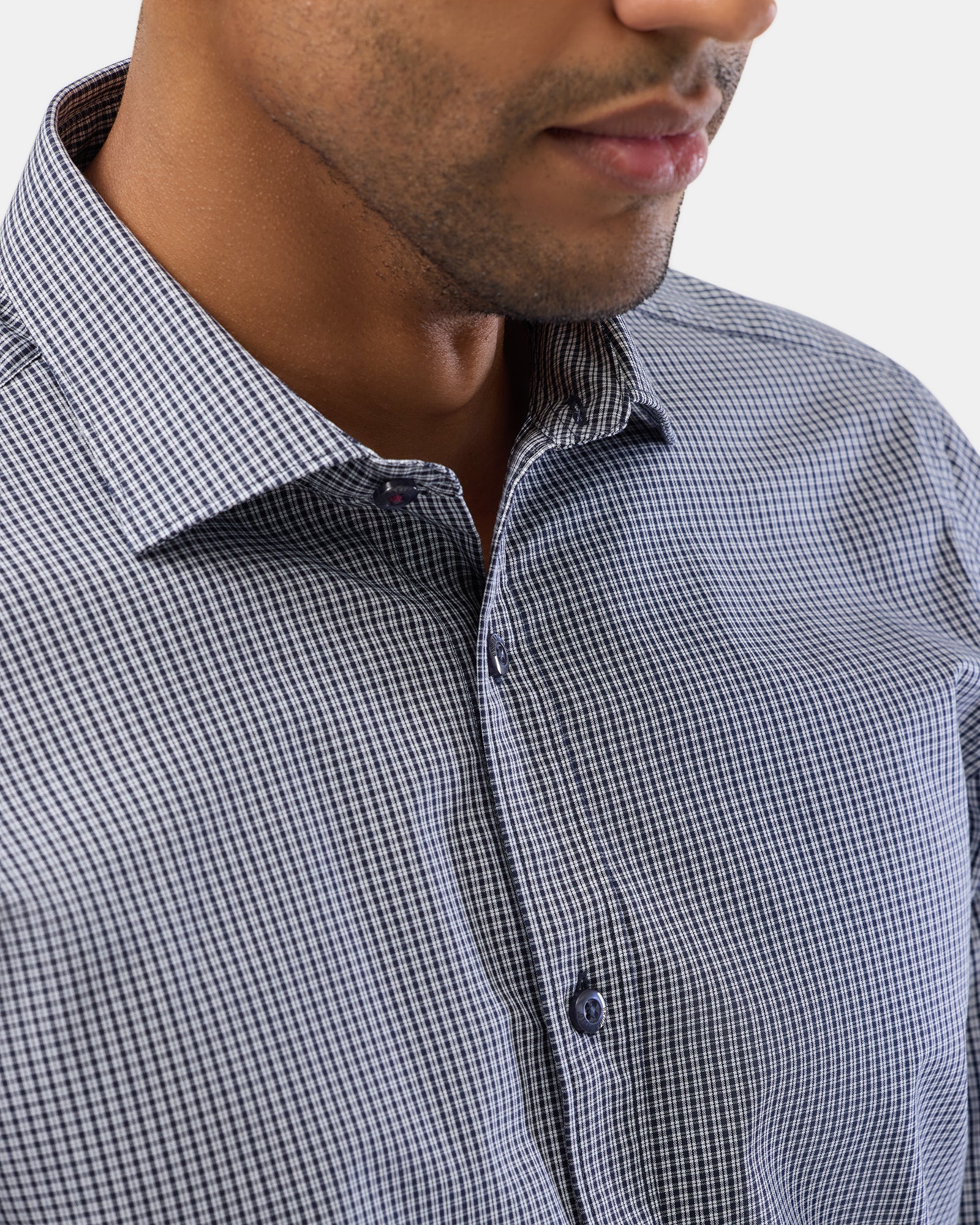Check Reg Fit Business Shirt