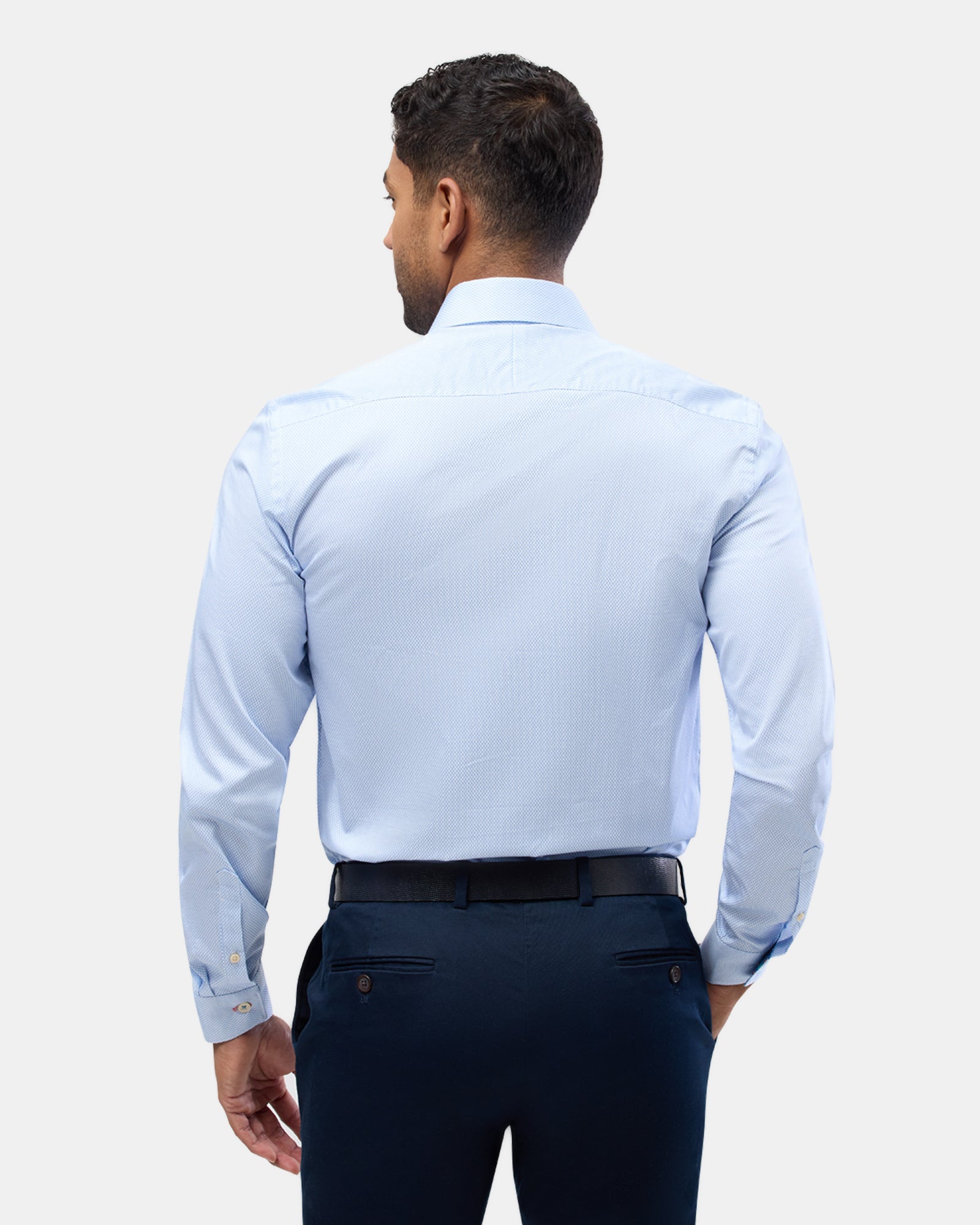 LUXE PRINT SLIM FIT BUSINESS SHIRT