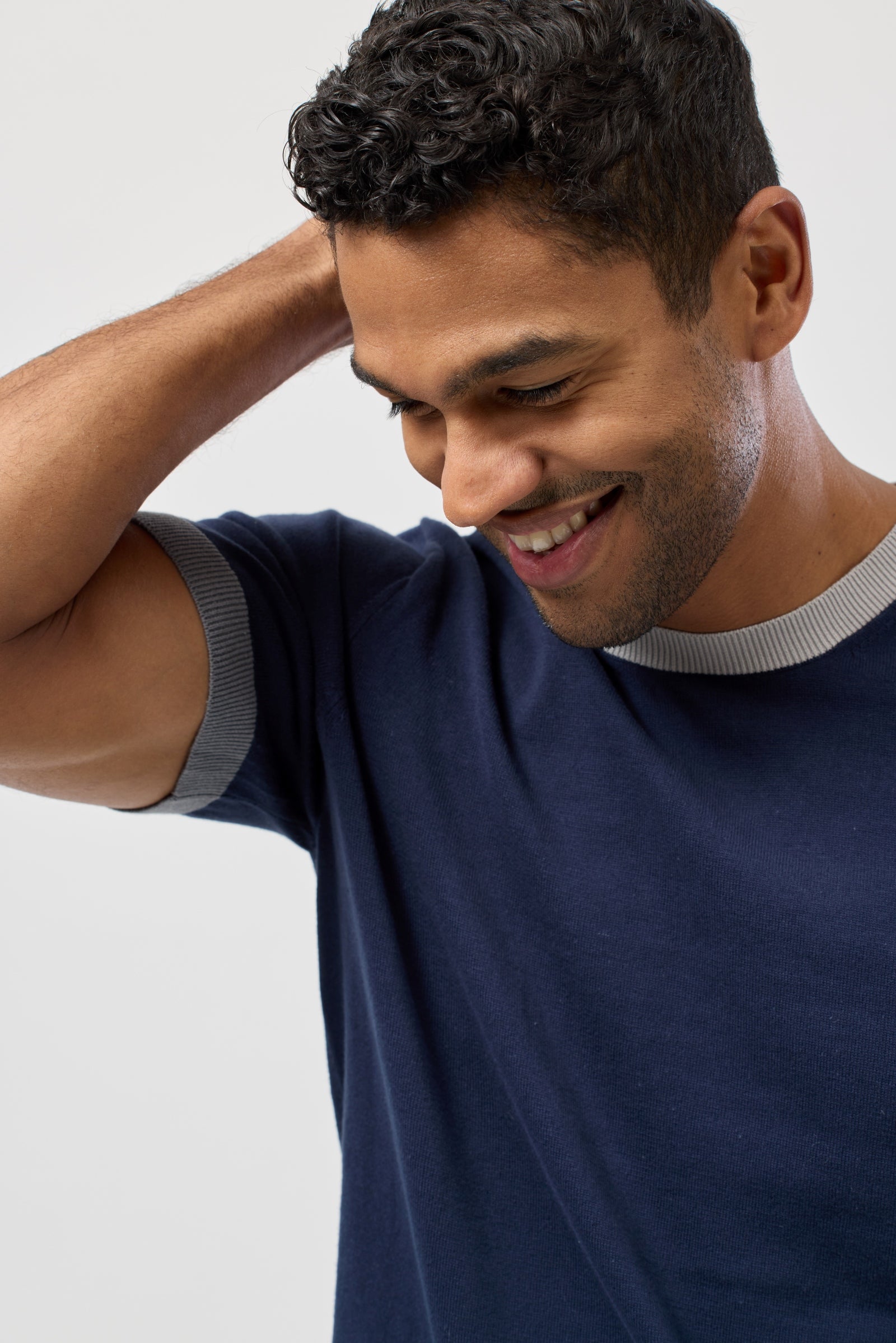 Crew Neck Knitted Tee