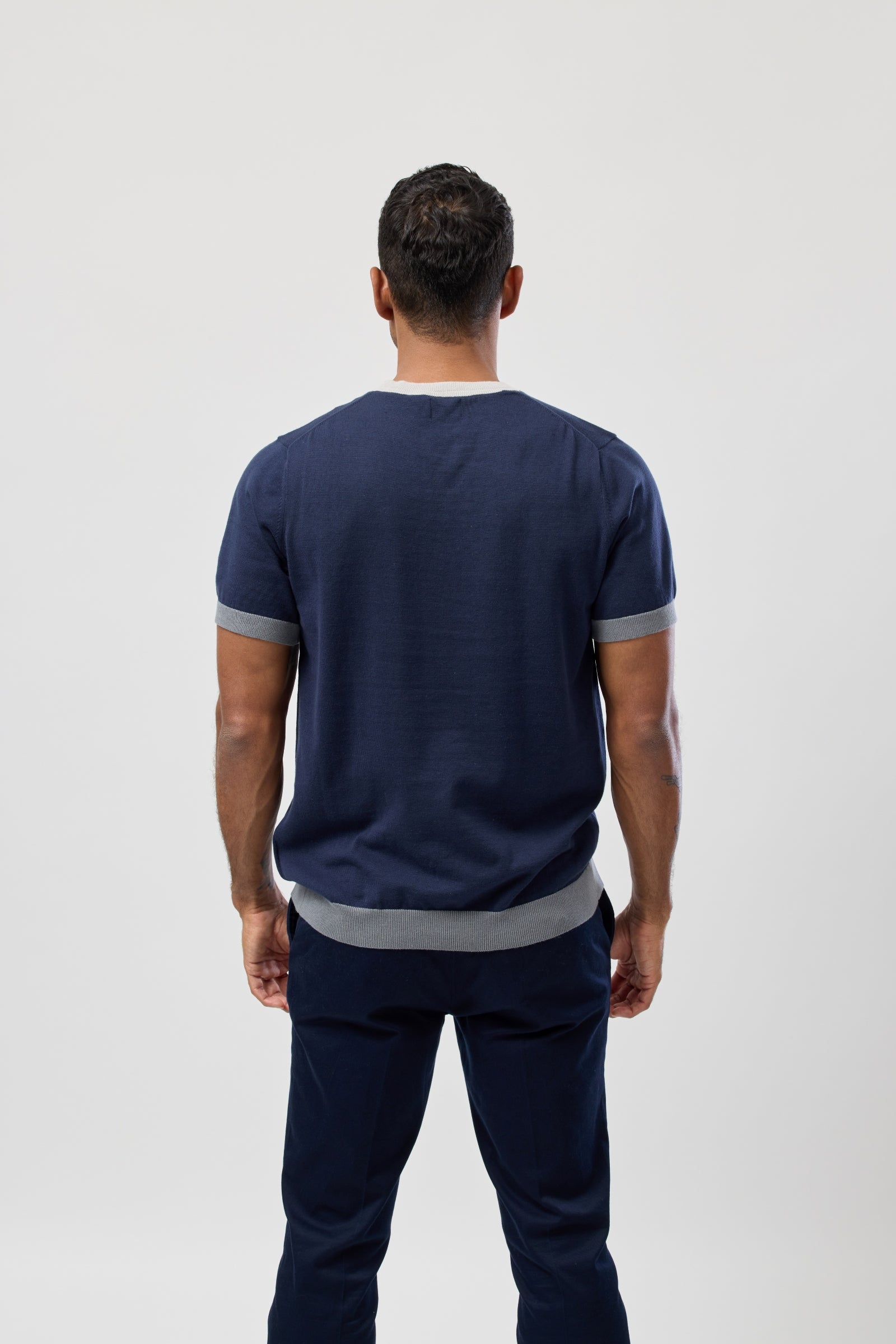 Crew Neck Knitted Tee
