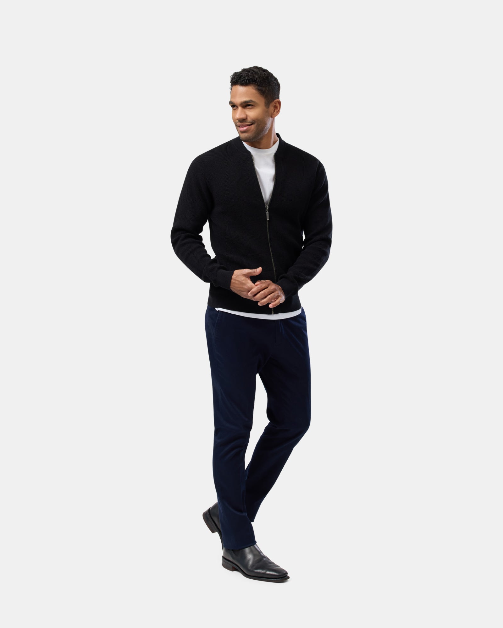 Zip Front Cardigan