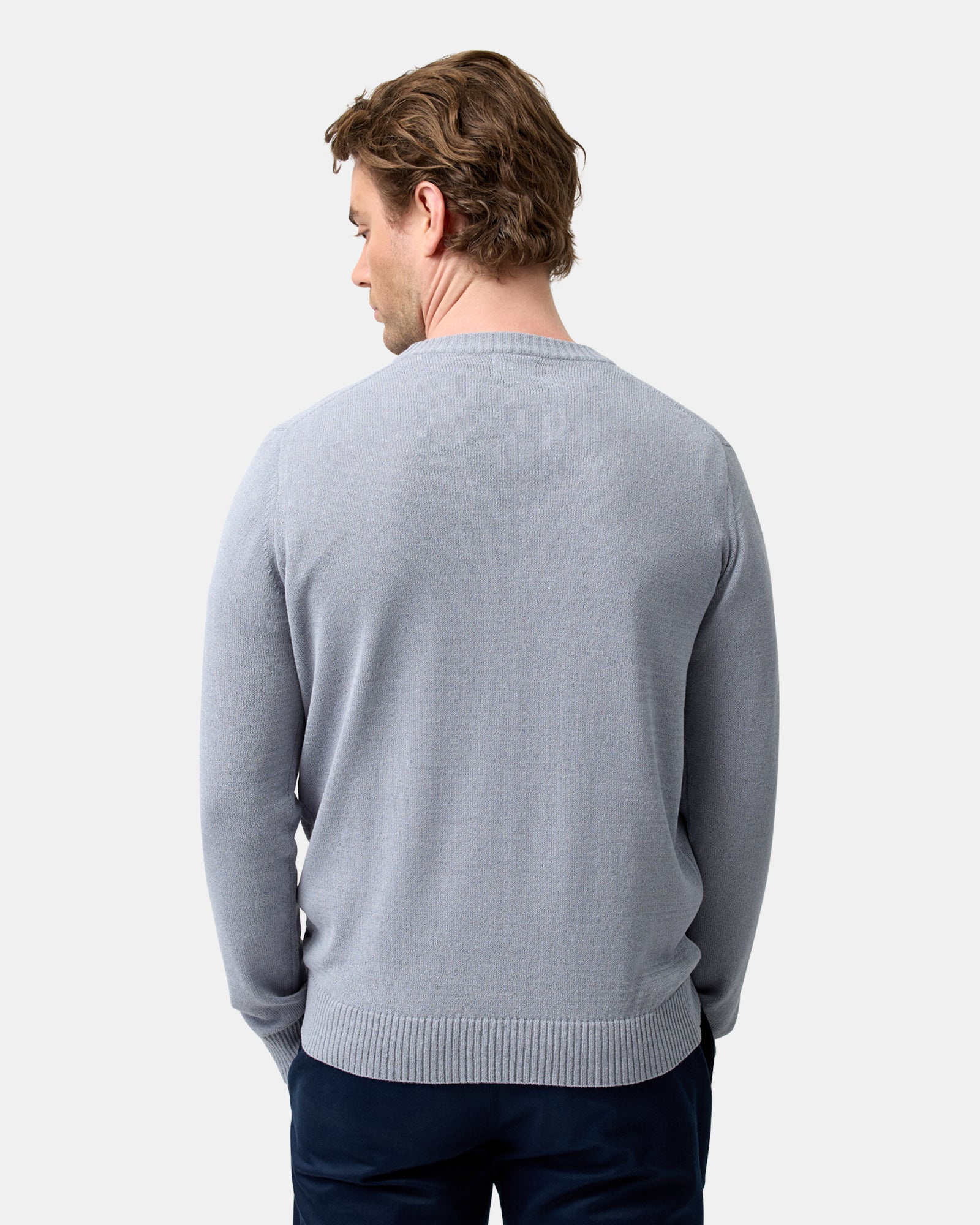 BOUCLE CREW NECK KNIT