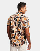 Abstract Print Casual Shirt