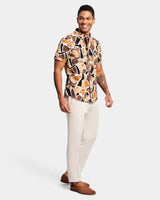 Abstract Print Casual Shirt