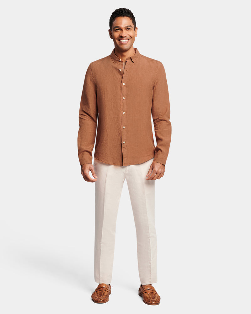 Plain Linen Casual Shirt